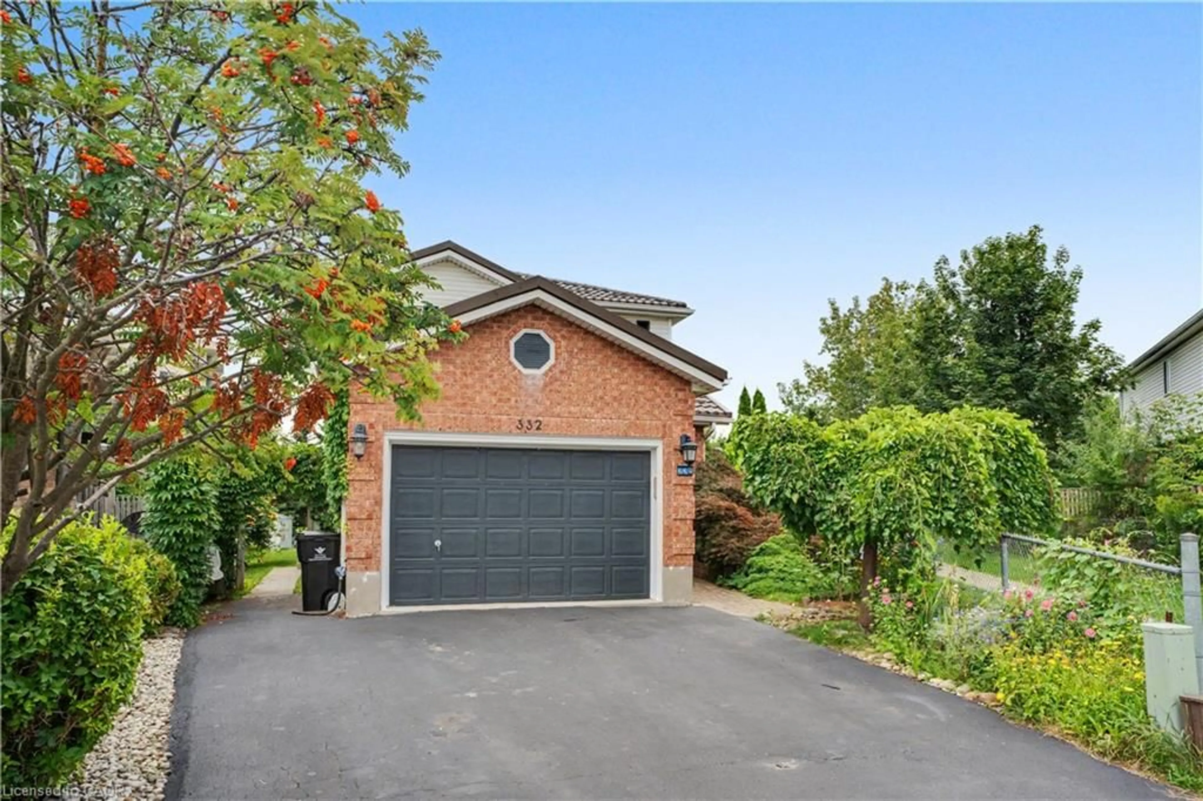 Home with brick exterior material, street for 332 Brembel Cres, Kitchener Ontario N2B 3W9