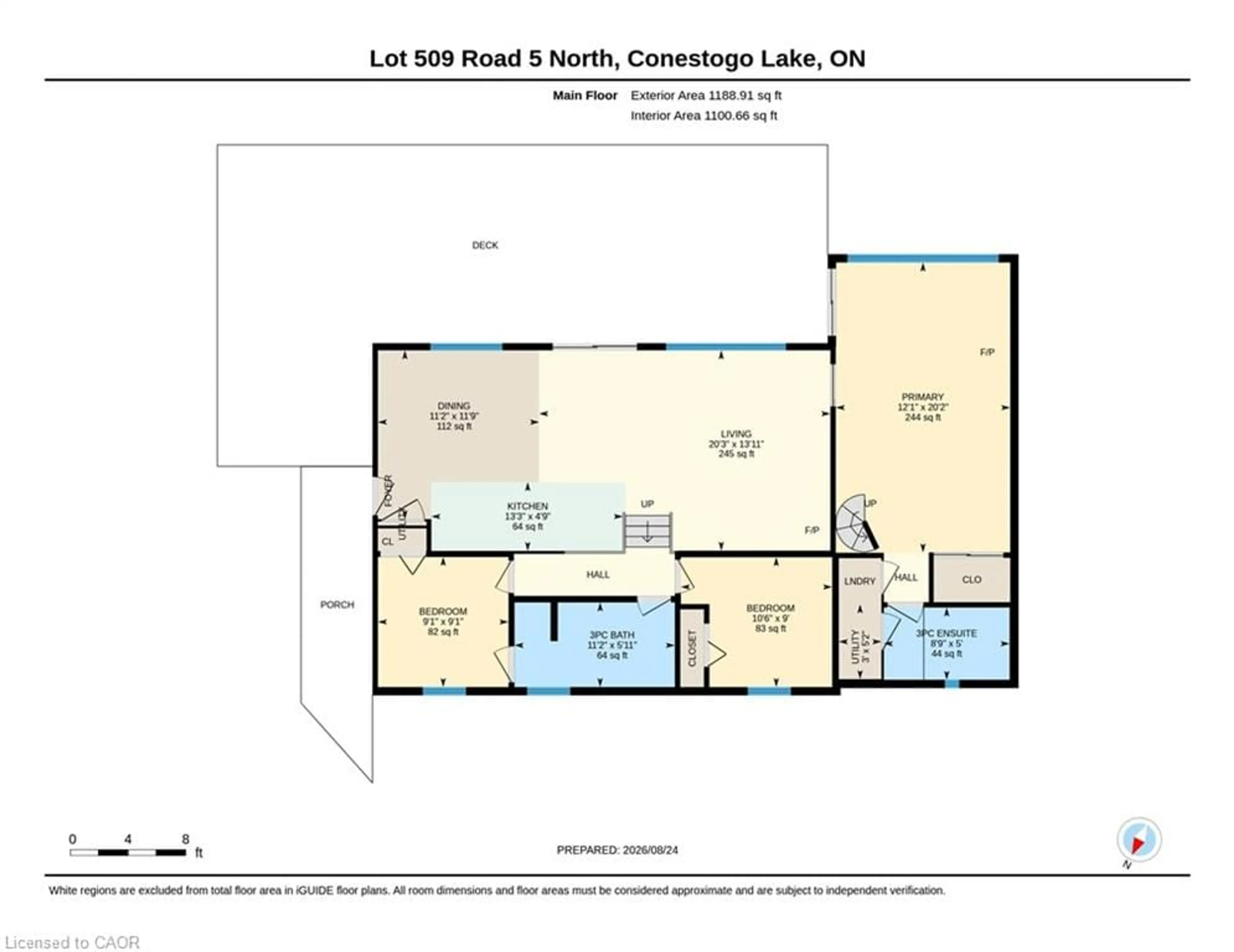 Floor plan for 509 Road 5 North, Conestogo Lake Ontario N0G 1P0