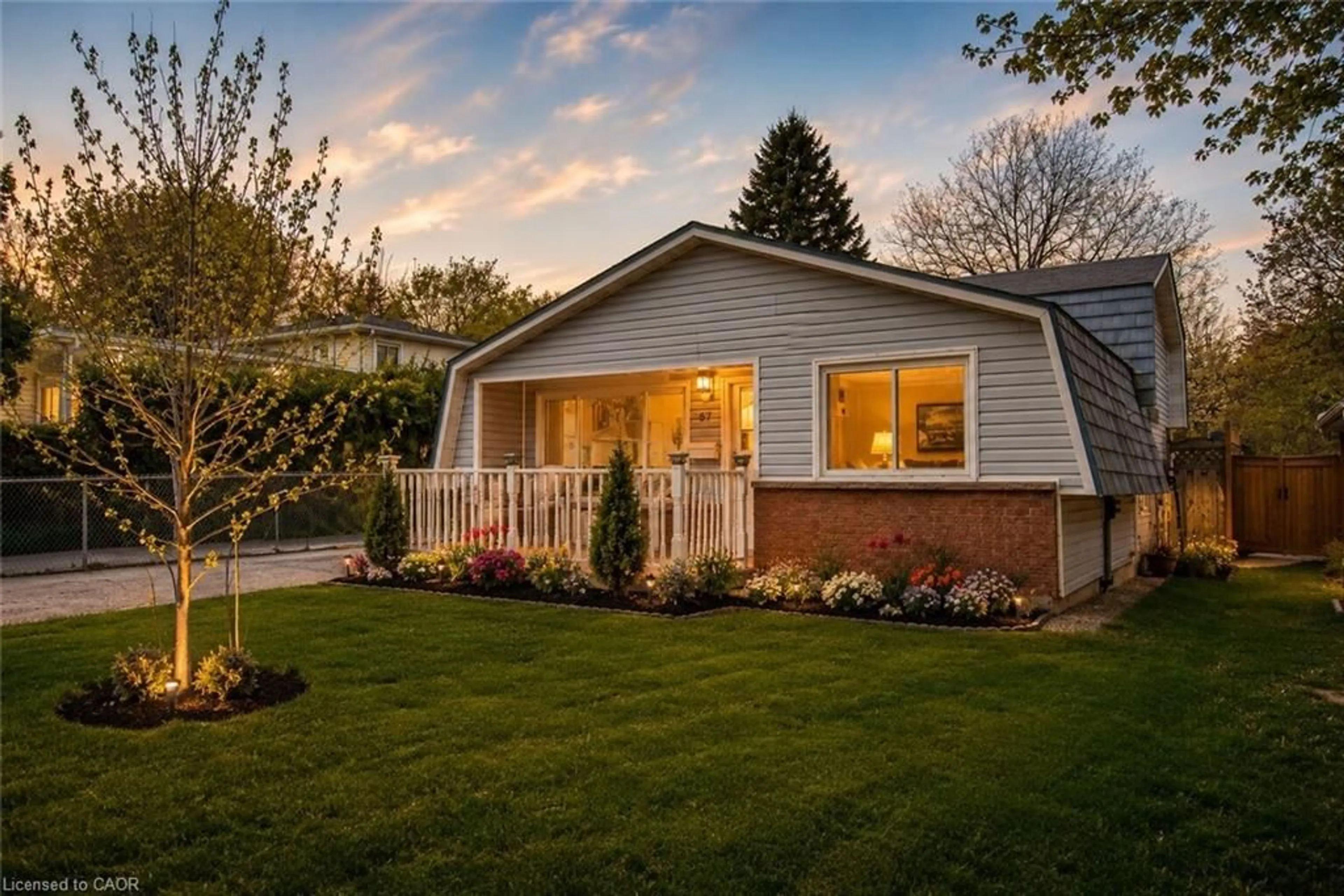 Home with vinyl exterior material, street for 87 Christopher Dr, Waterloo Ontario N2J 4J6