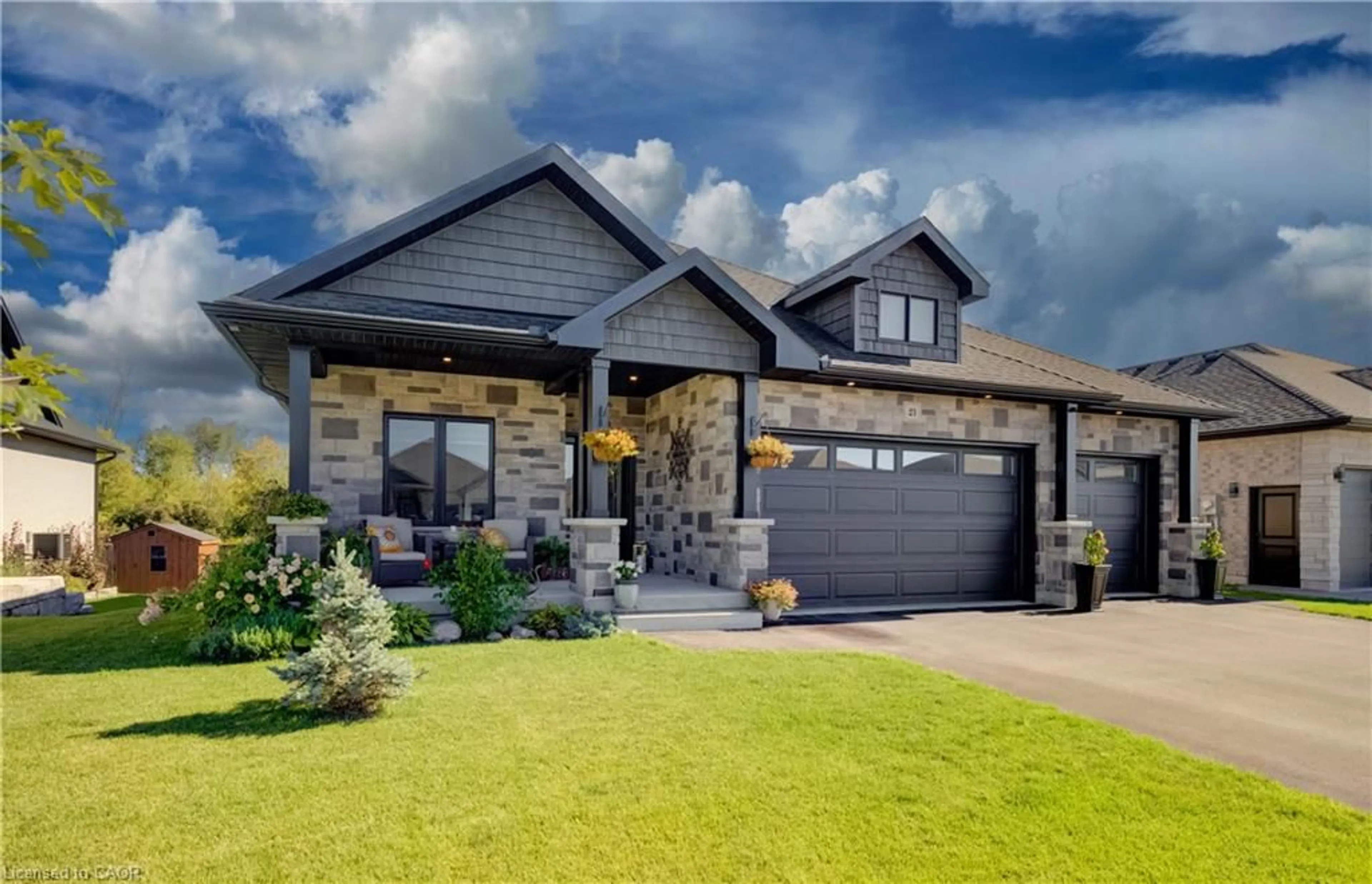 Home with brick exterior material, street for 23 Winchester Cres, Listowel Ontario N4W 0J8