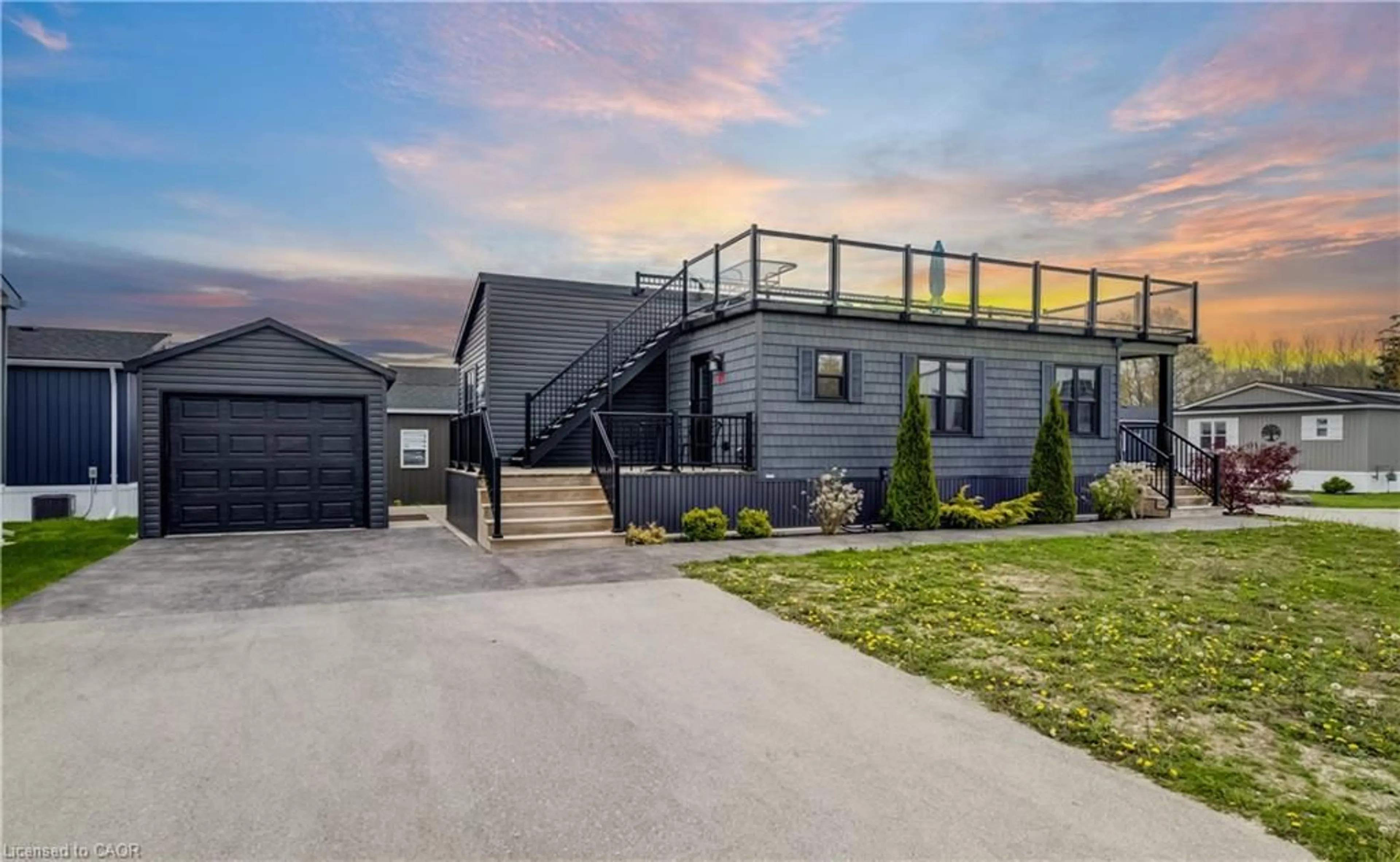 A pic from outside/outdoor area/front of a property/back of a property/a pic from drone, unknown for 77683 Bluewater Hwy #61, Bayfield Ontario N0M 1G0
