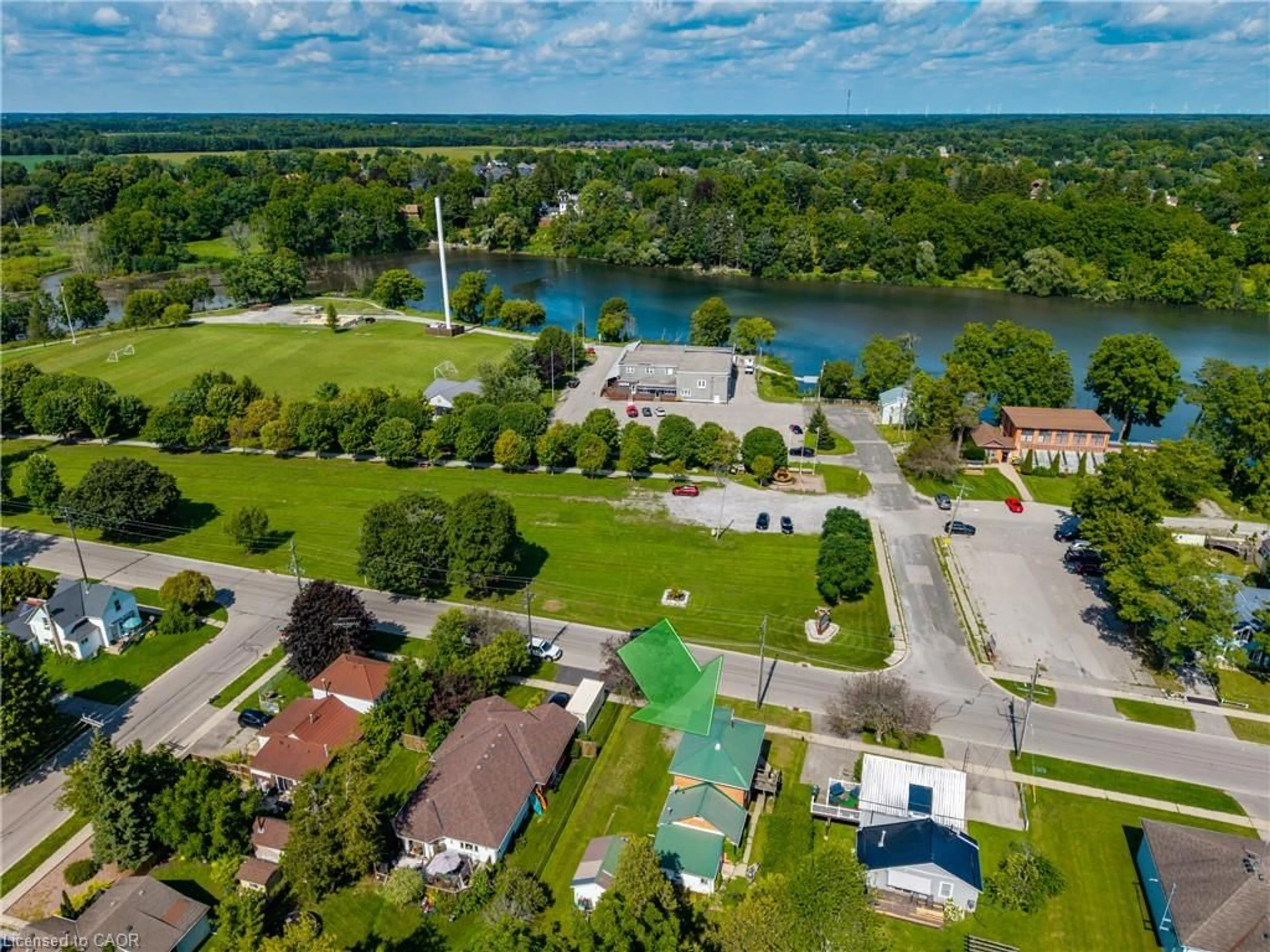 A pic from outside/outdoor area/front of a property/back of a property/a pic from drone, water/lake/river/ocean view for 317 St Patrick St, Port Dover Ontario N0A 1N0