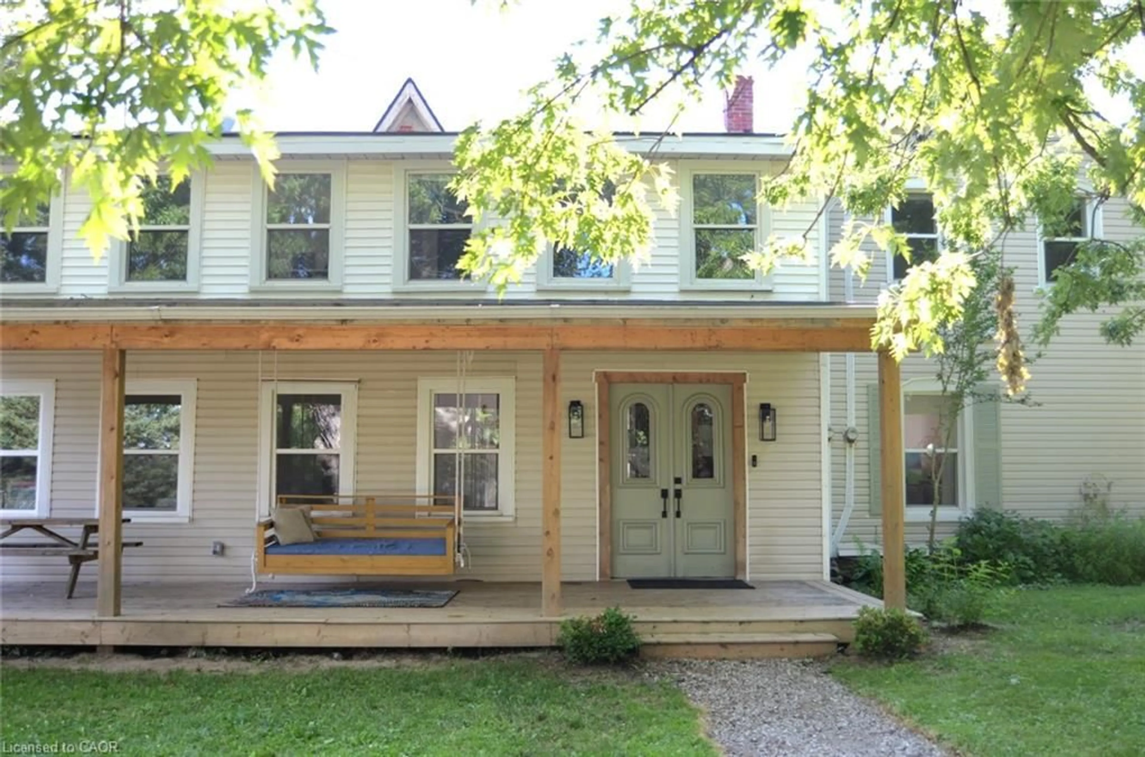 Home with vinyl exterior material, street for 874 Concession 14 Townsend, Simcoe Ontario N3Y 4K3