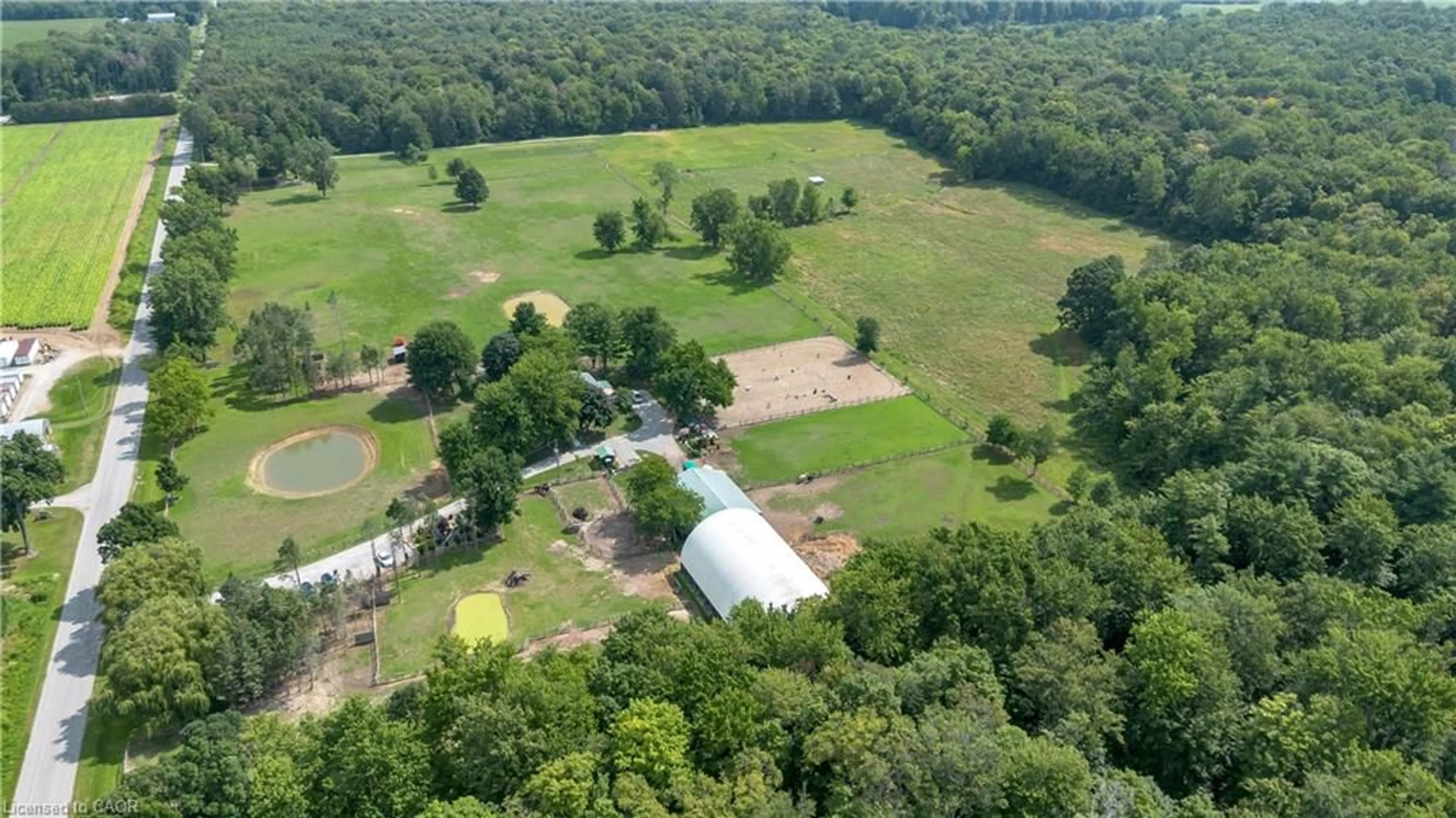 A pic from outside/outdoor area/front of a property/back of a property/a pic from drone, unknown for 1684 4th Concession Rd, St. Williams Ontario N0E 1P0