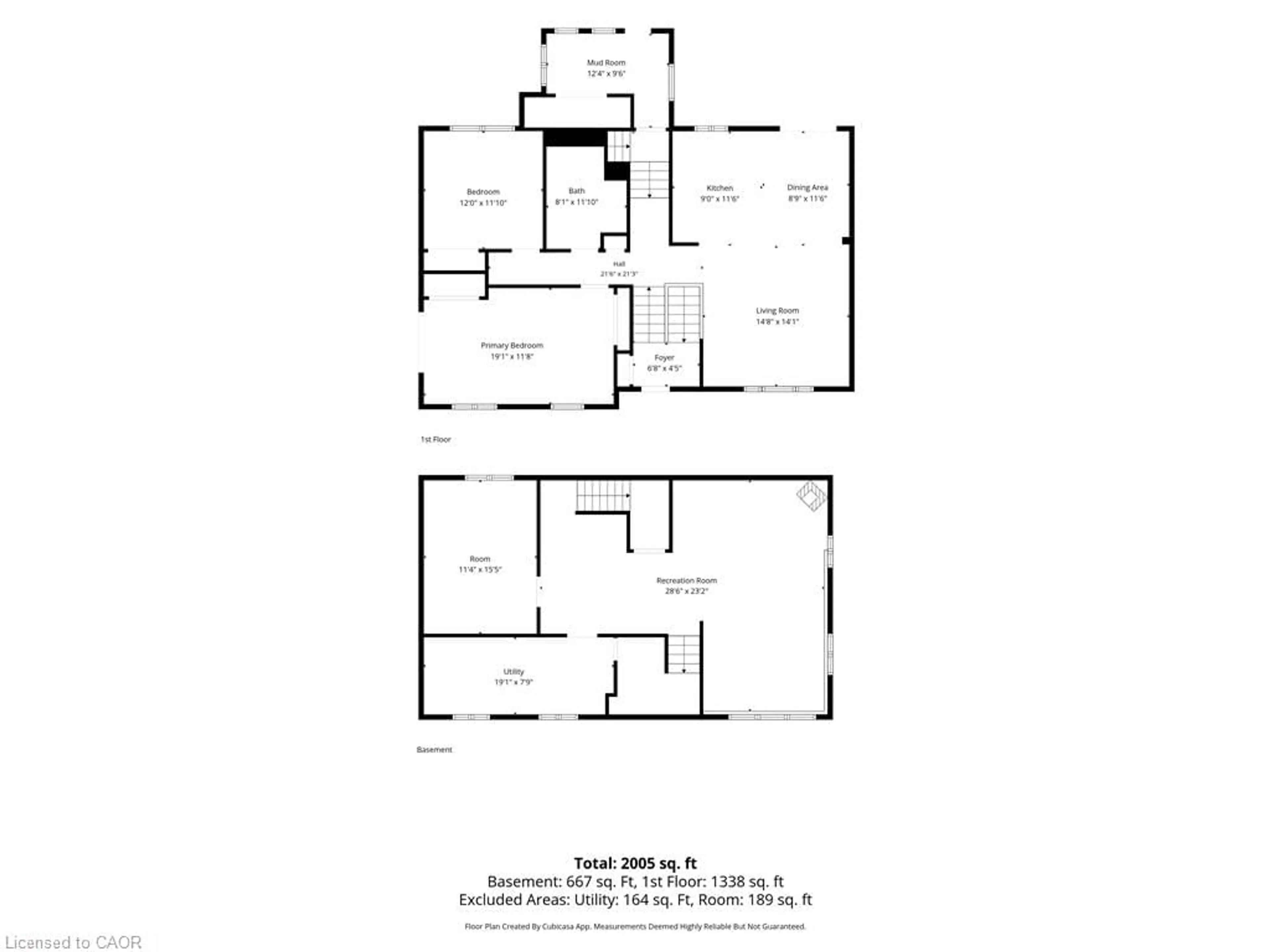 Floor plan for 1684 4th Concession Rd, St. Williams Ontario N0E 1P0
