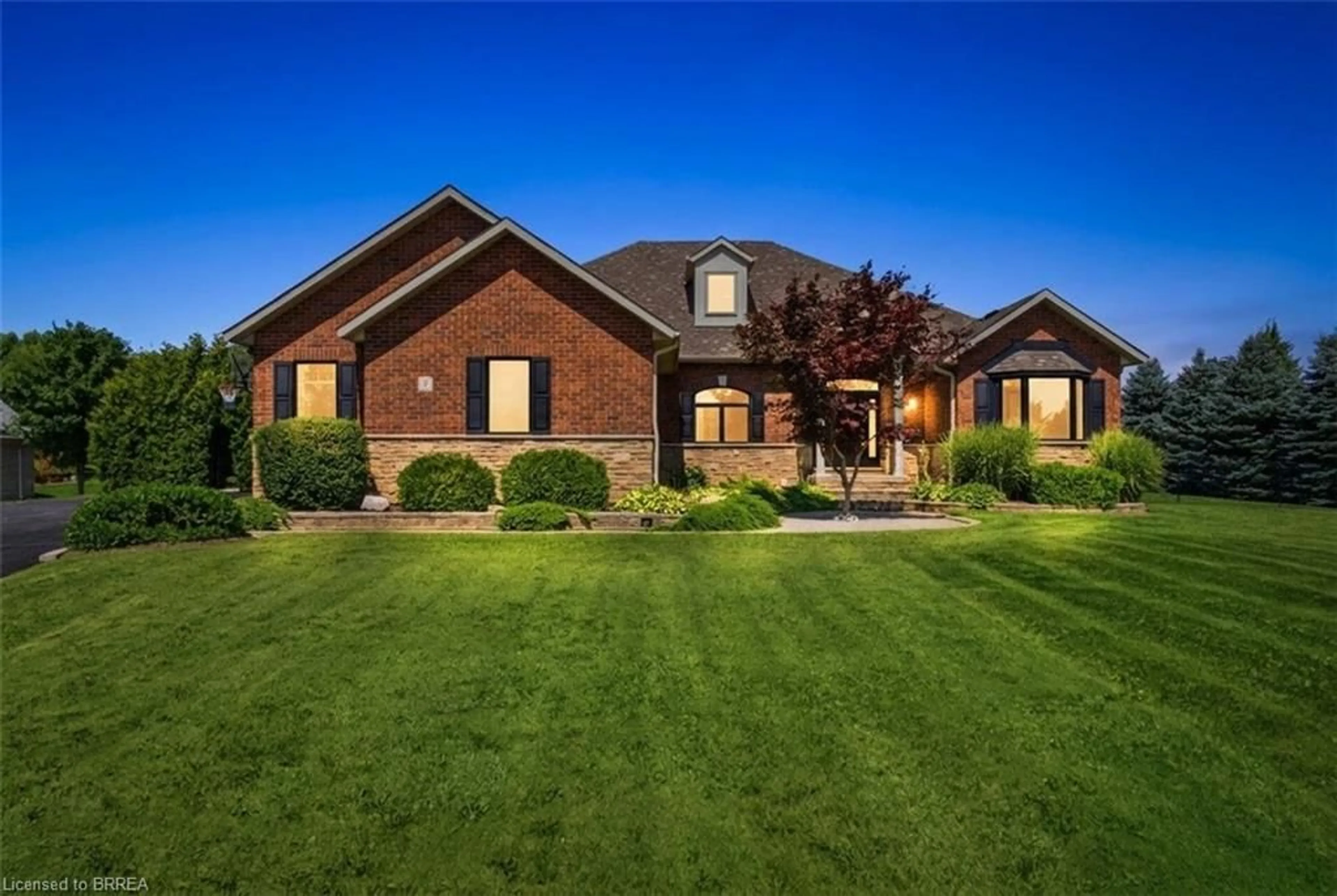 Home with brick exterior material, street for 5 Tysons Way, Oakland Ontario N0E 1R0