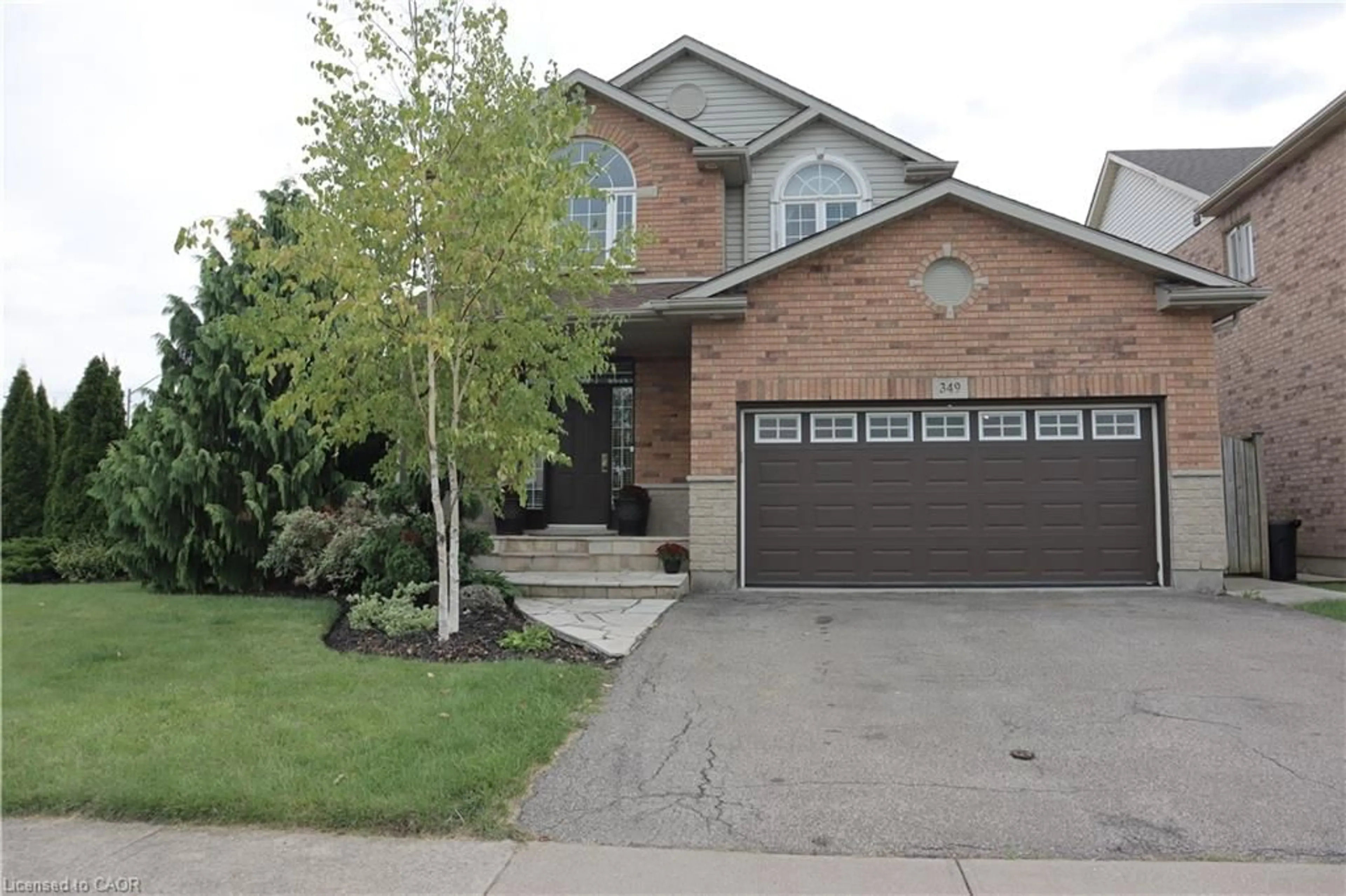 Home with brick exterior material, street for 349 Winterberry Blvd, Thorold Ontario L2V 5E6