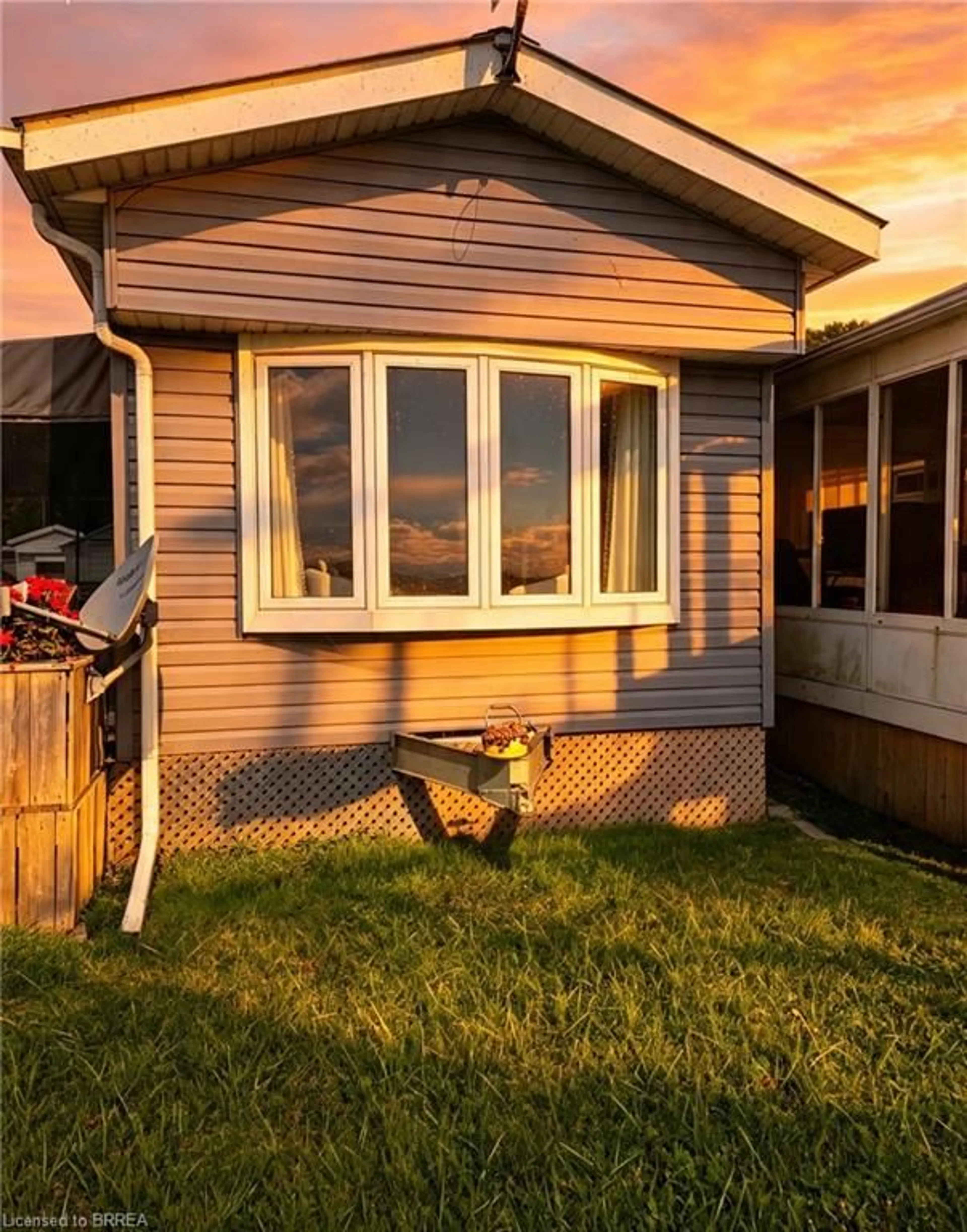 Home with vinyl exterior material, street for 70 Bluewater Ave #72, St. Williams Ontario N0E 1P0