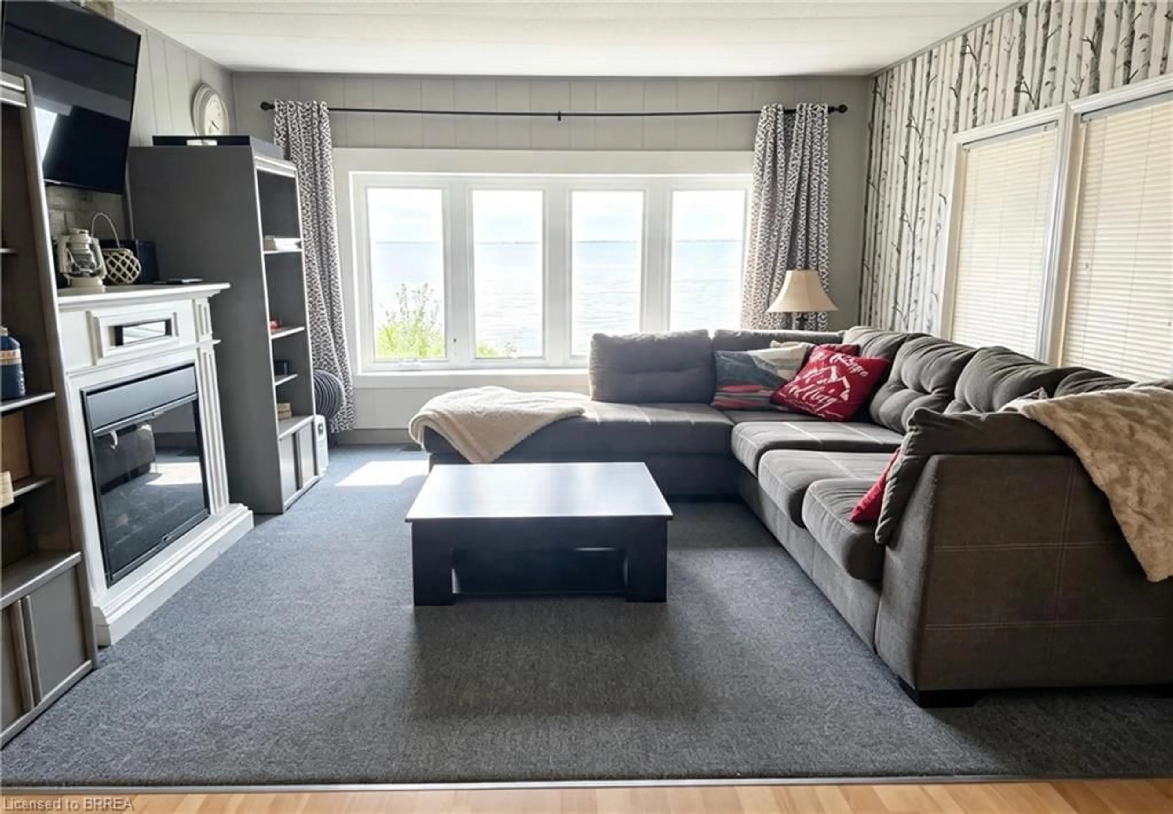Living room with furniture, unknown for 70 Bluewater Ave #72, St. Williams Ontario N0E 1P0