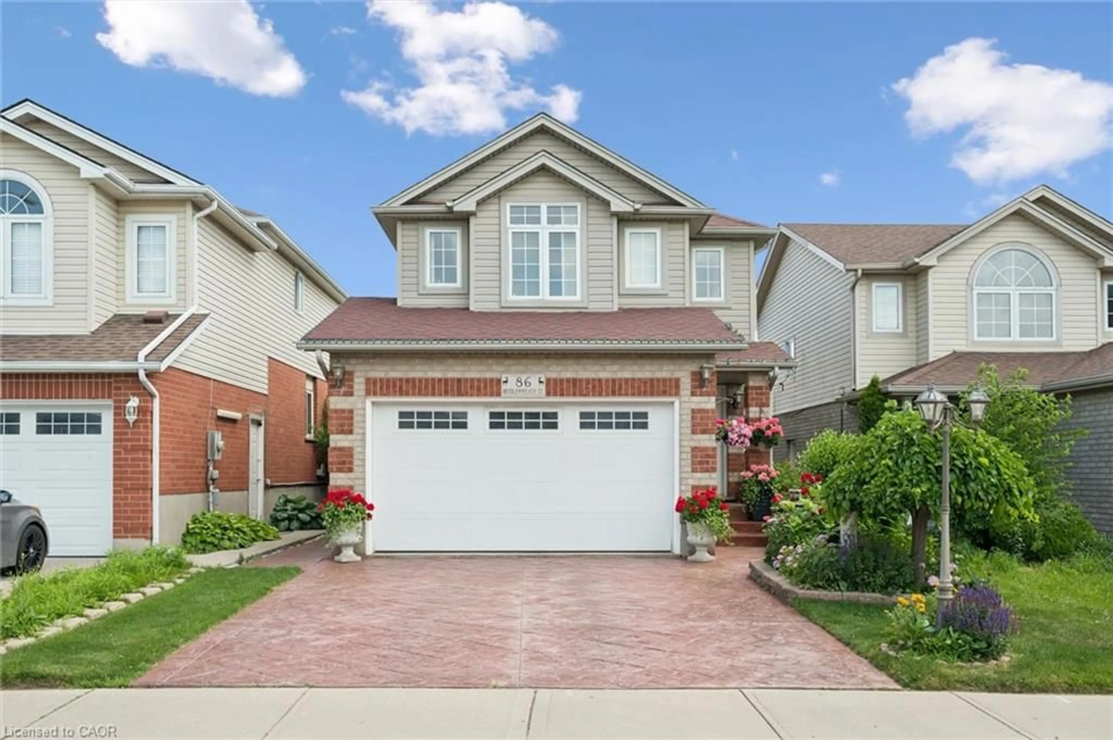 Home with brick exterior material, street for 86 Bridlewreath St, Kitchener Ontario N2E 3V6