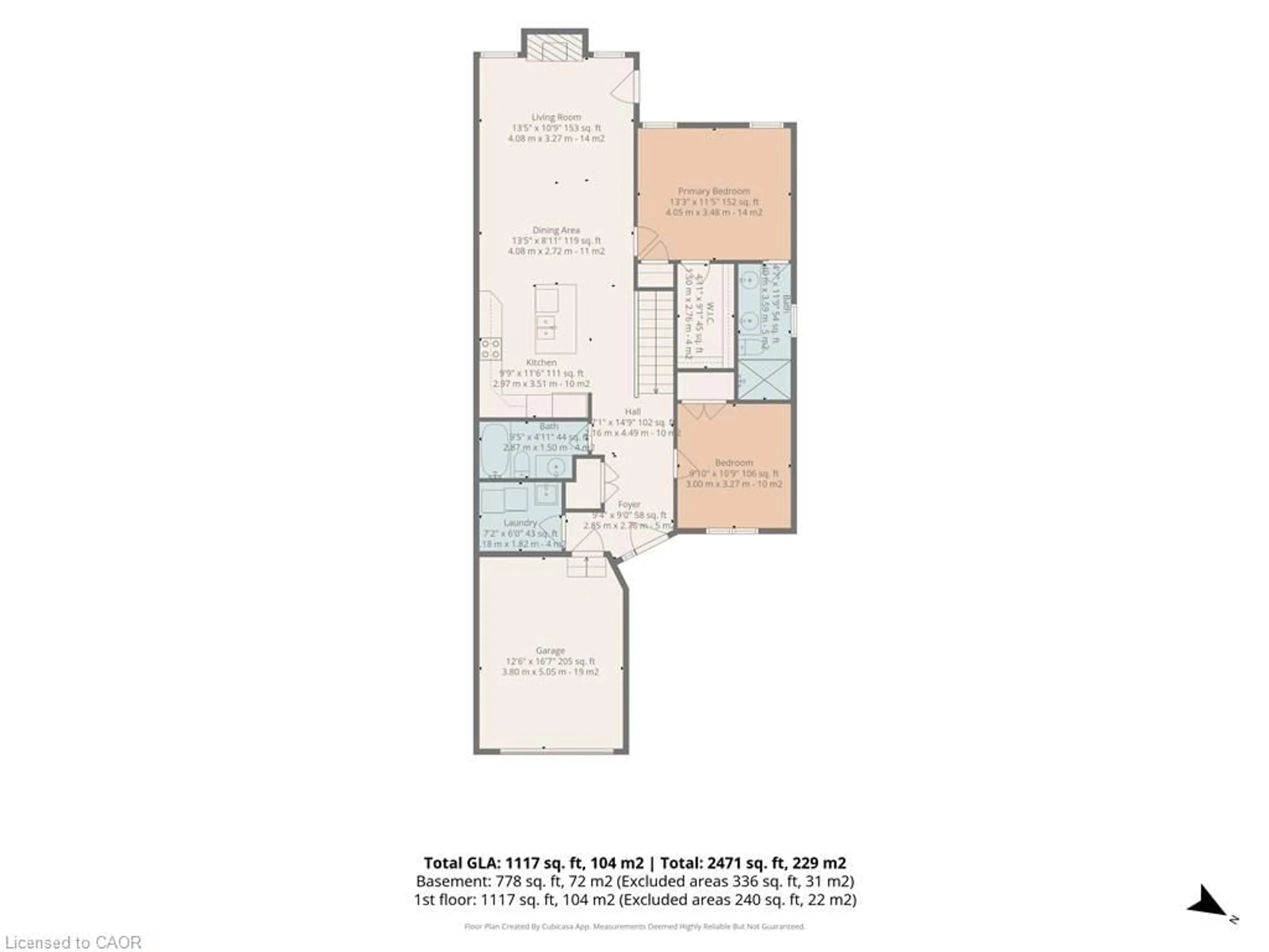 Floor plan for 1053 Bay St, Norfolk Ontario N0E 1M0