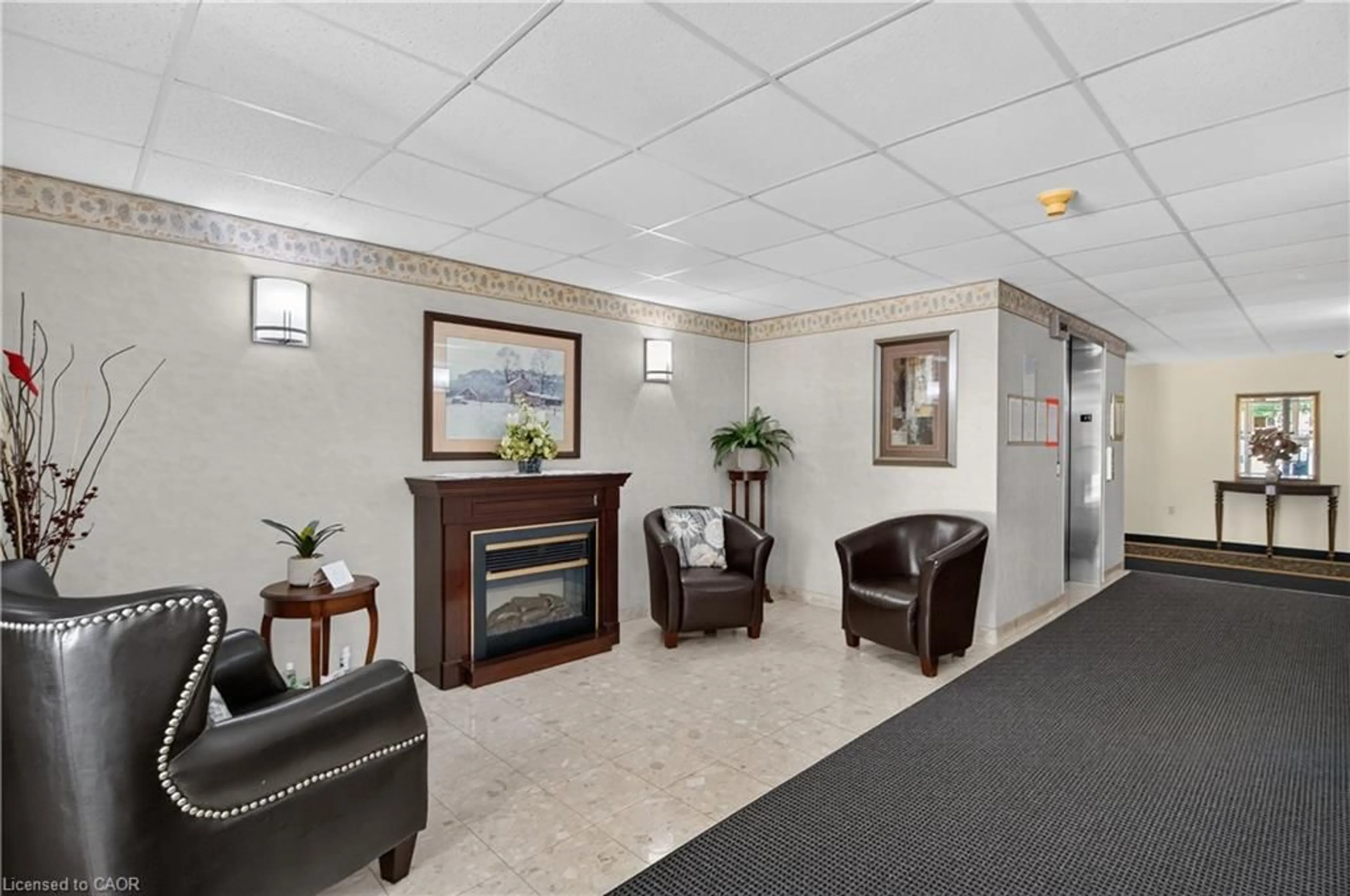 Lobby for 216 Plains Rd #B404, Burlington Ontario L7T 1G2