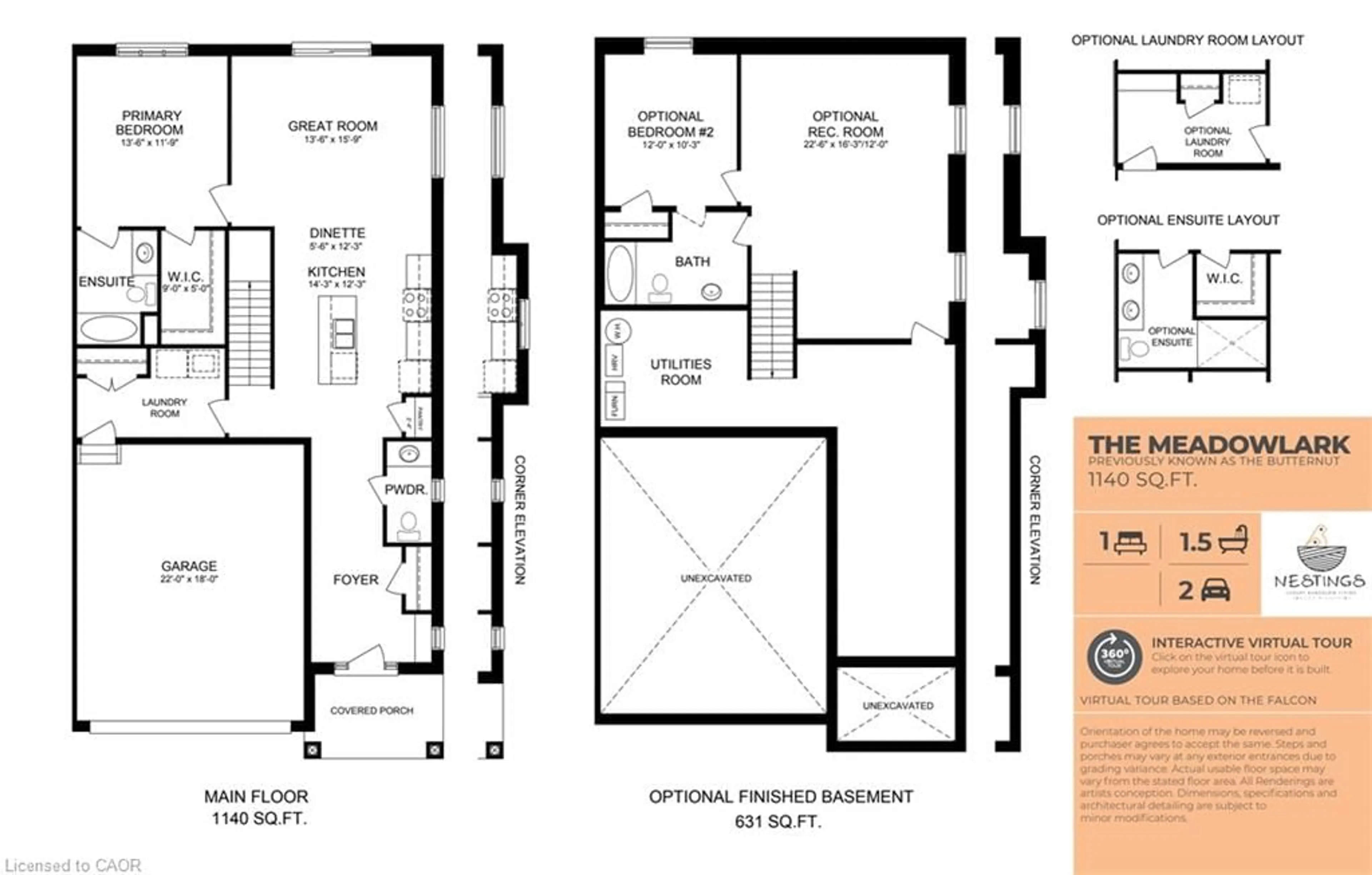 Floor plan for 58 Robins Pl, Simcoe Ontario N3Y 0E3