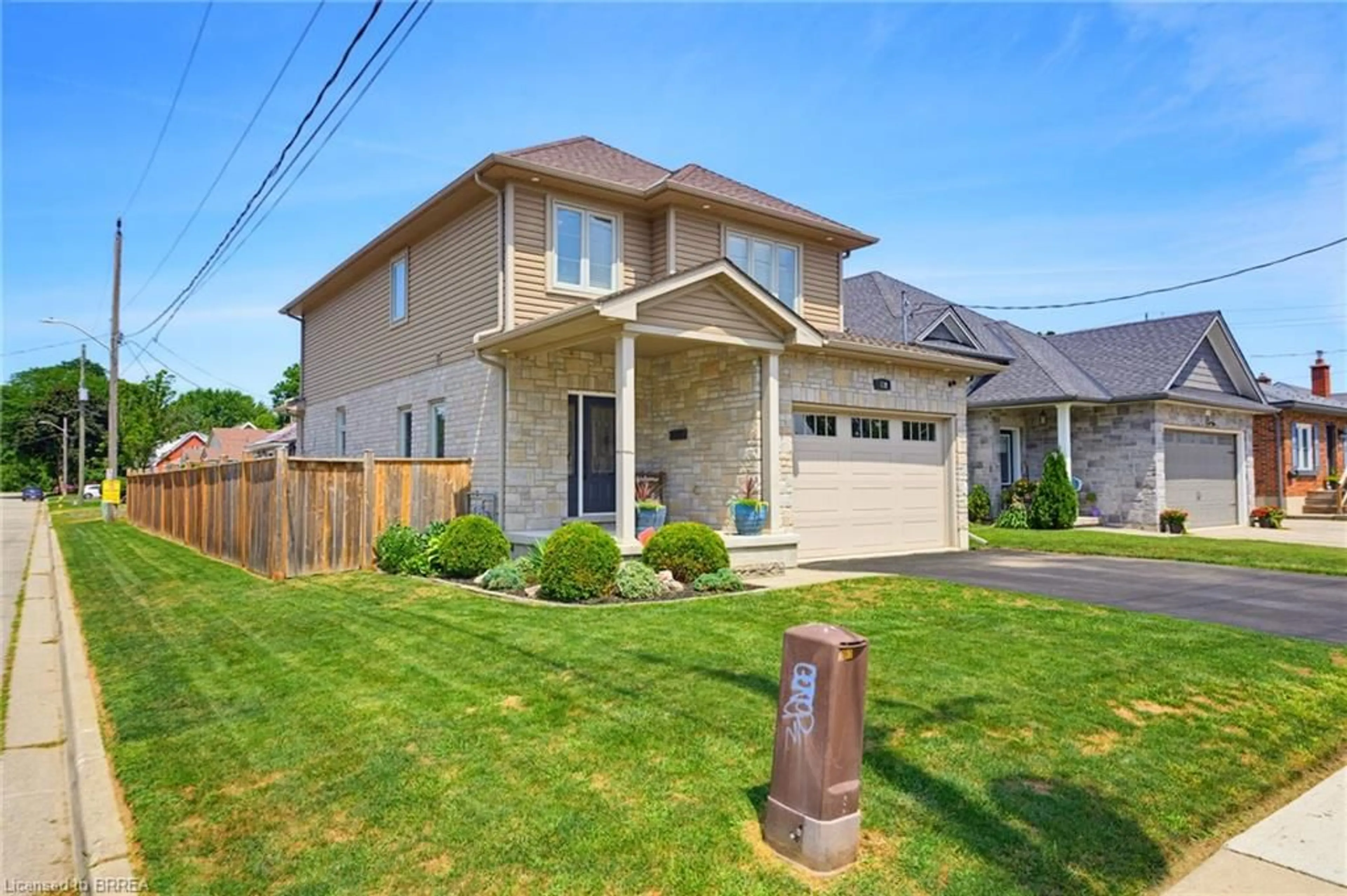 Home with brick exterior material, street for 63A Clench Ave, Brantford Ontario N3T 1B9