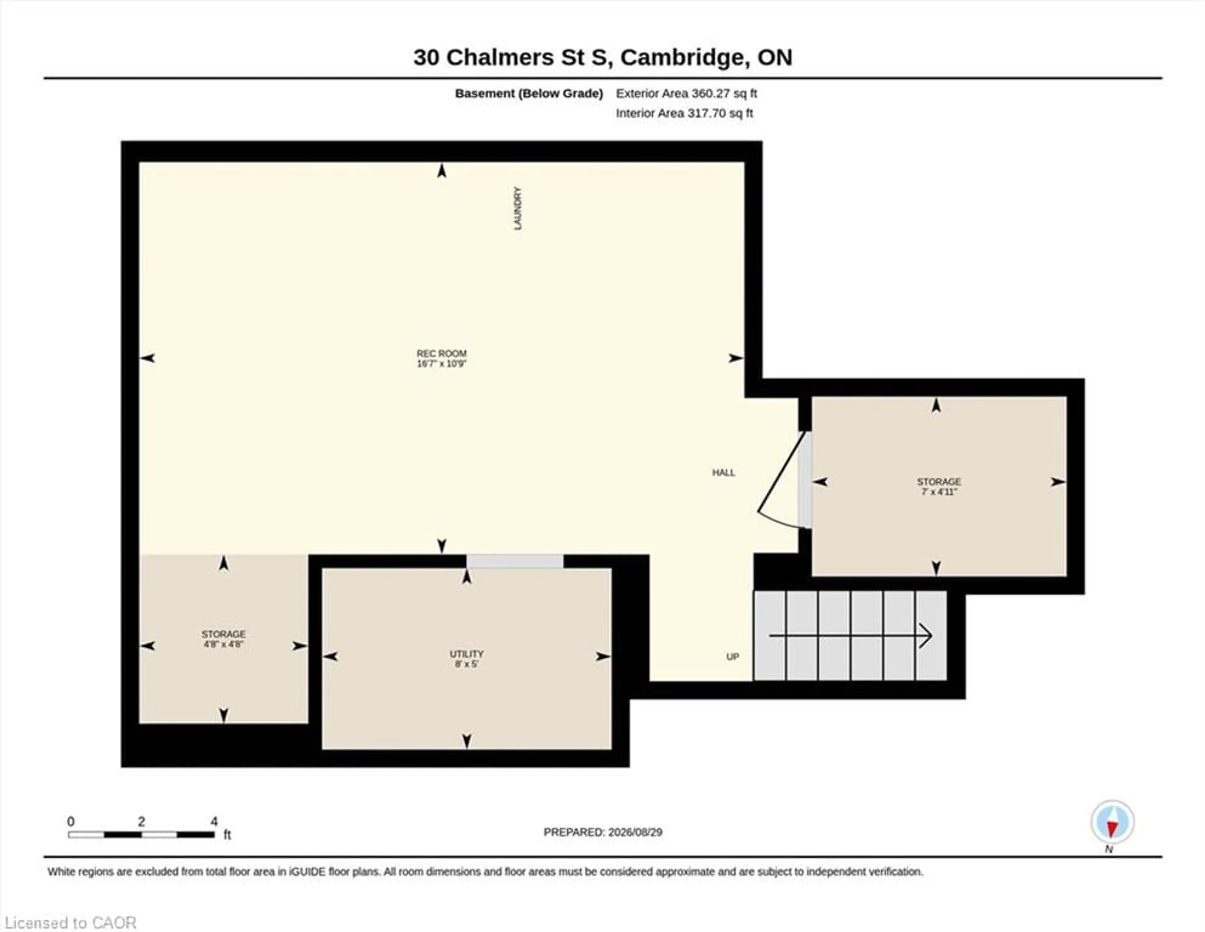 Floor plan for 30 Chalmers St, Cambridge Ontario N1R 5B2