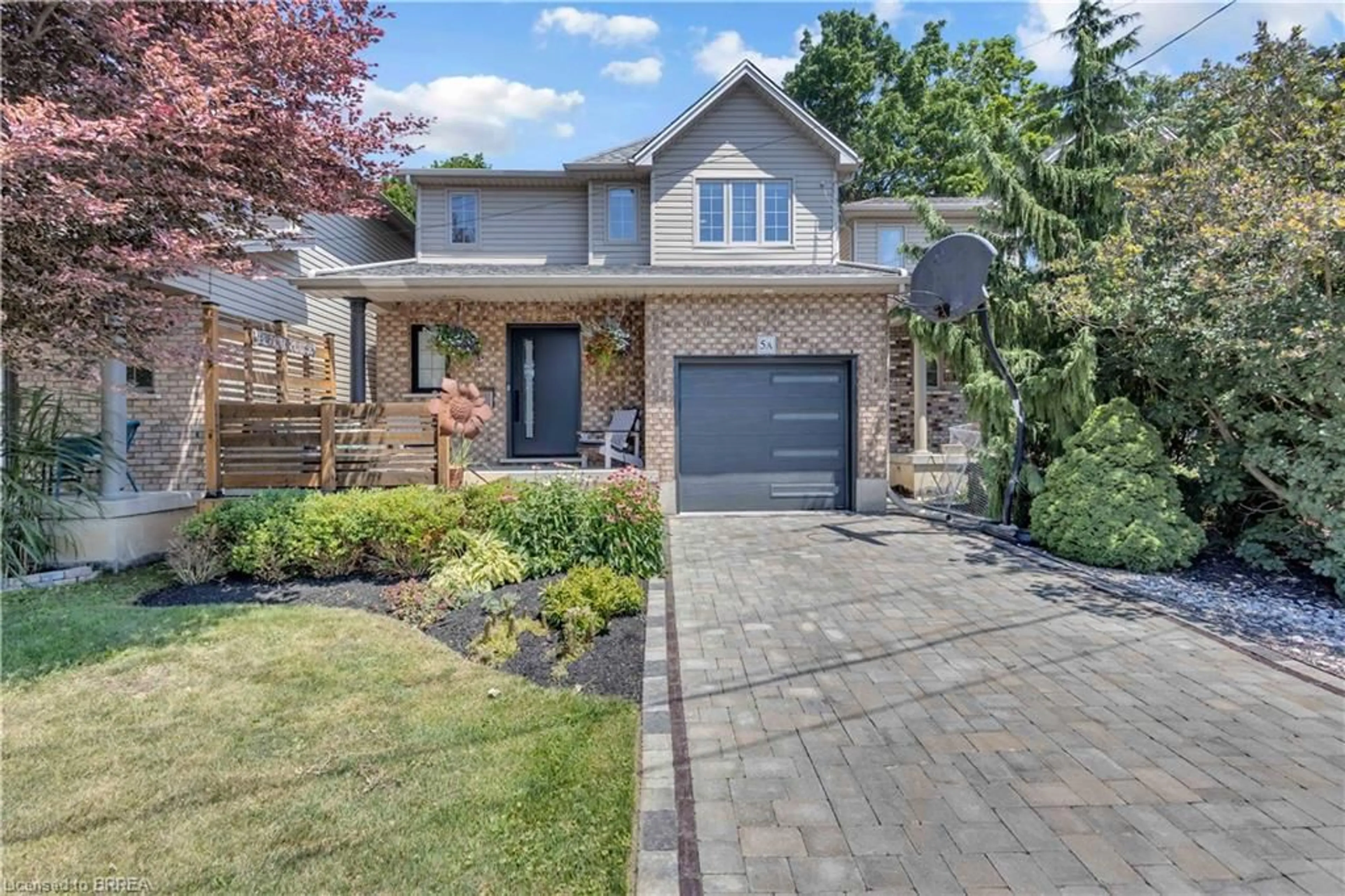 Home with brick exterior material, street for 5 Grand River Ave, Brantford Ontario N3T 4Z3