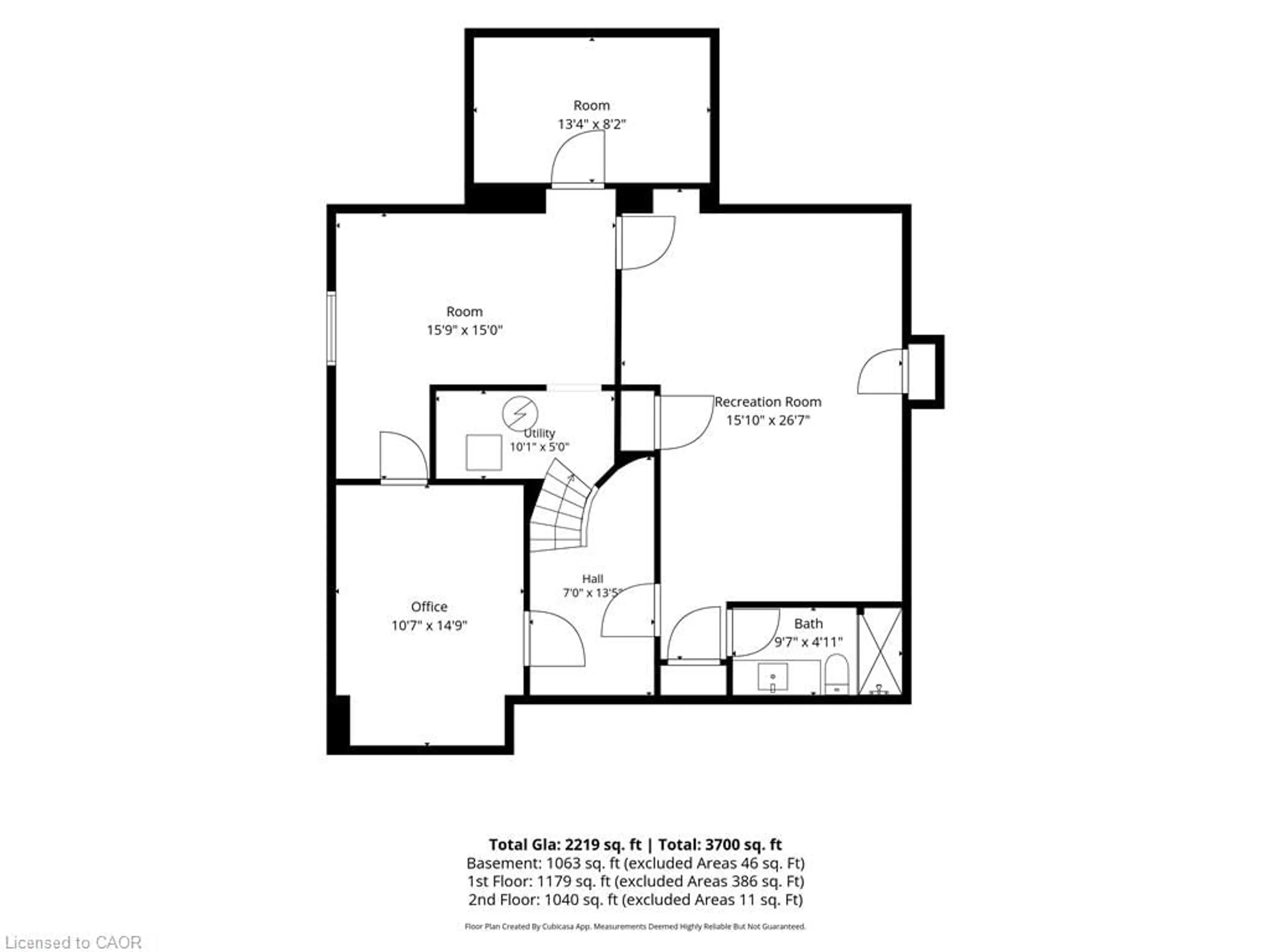 Floor plan for 2081 Lynn Heights Dr, Pickering Ontario L1X 1R1