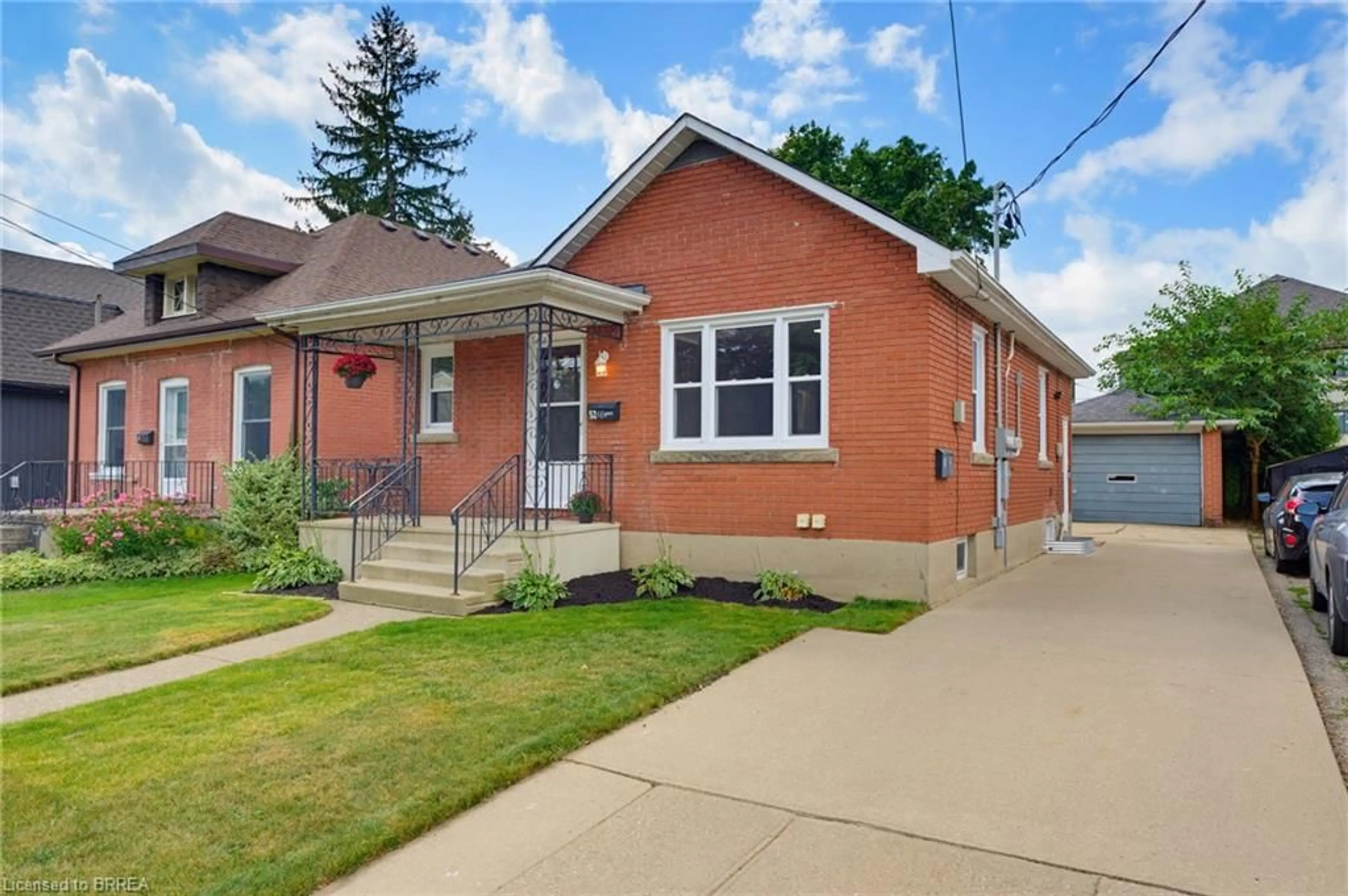 Home with brick exterior material, street for 52 Burwell St, Brantford Ontario N3T 4T7