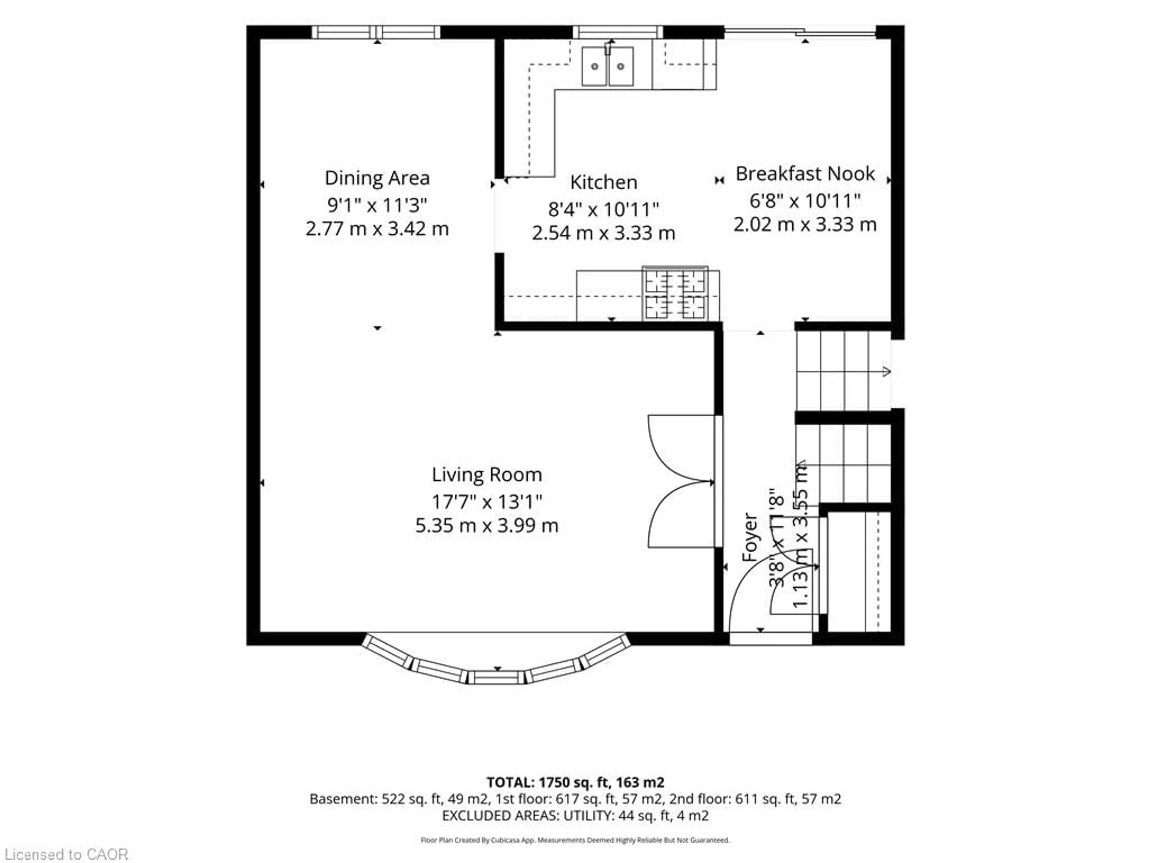 Floor plan for 20 Sunset Dr, Simcoe Ontario N3Y 4G3