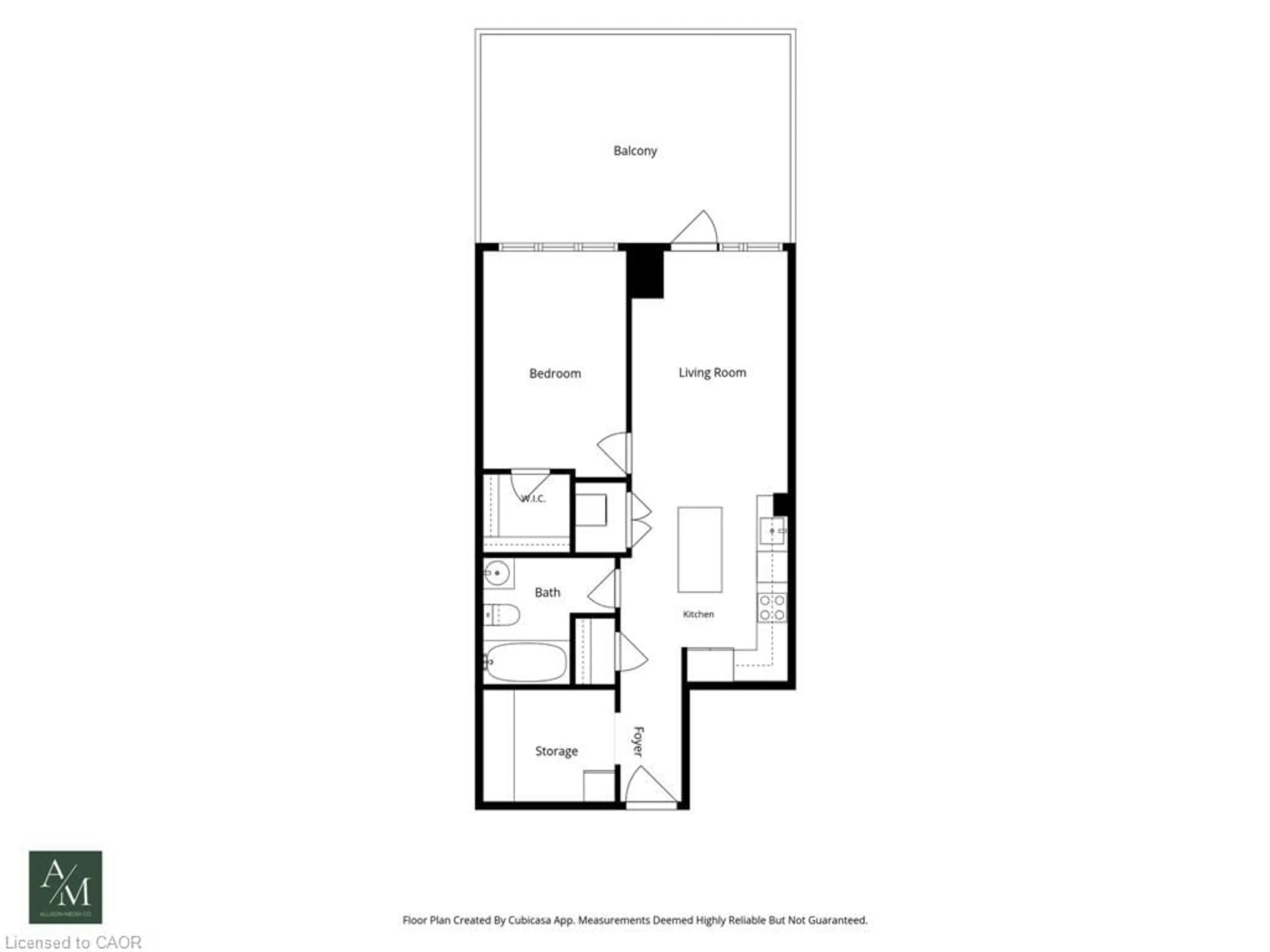 Floor plan for 461 Green Rd #205, Stoney Creek Ontario L8E 5B4