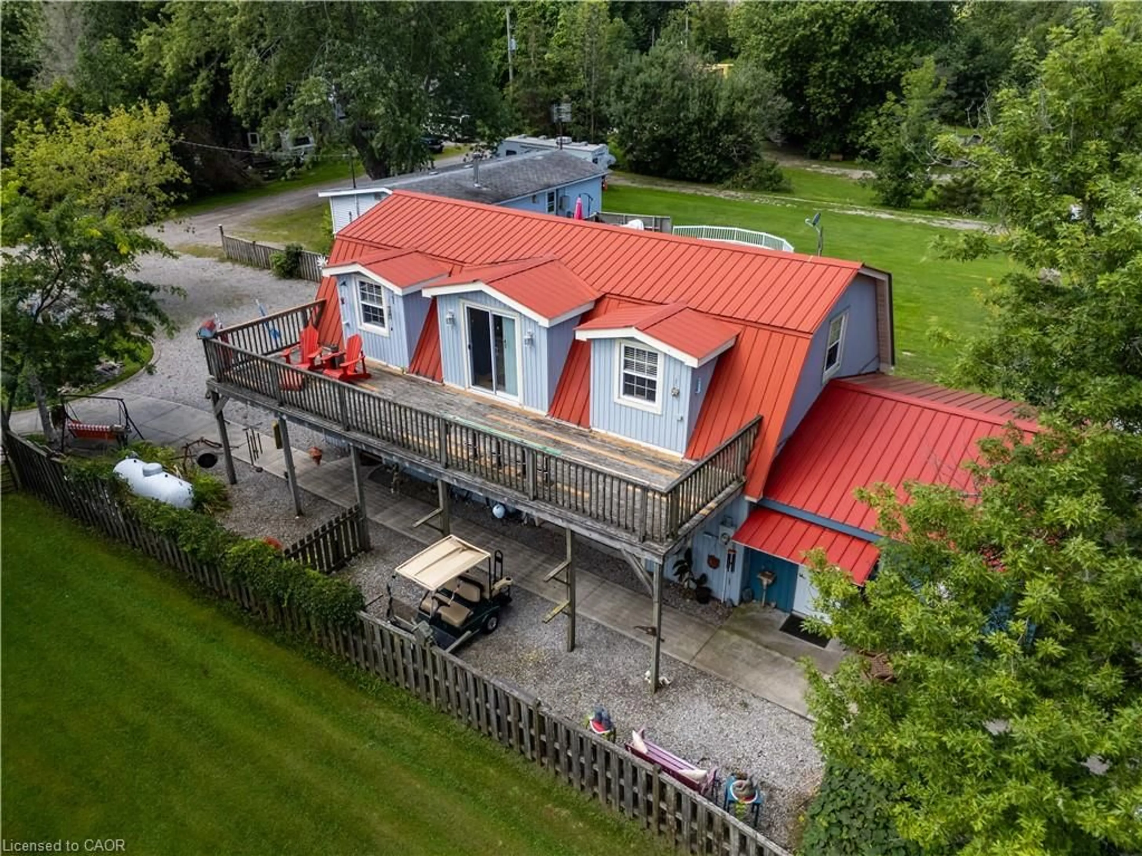 A pic from outside/outdoor area/front of a property/back of a property/a pic from drone, building for 23 Nature Line, Lowbanks Ontario N0A 1K0