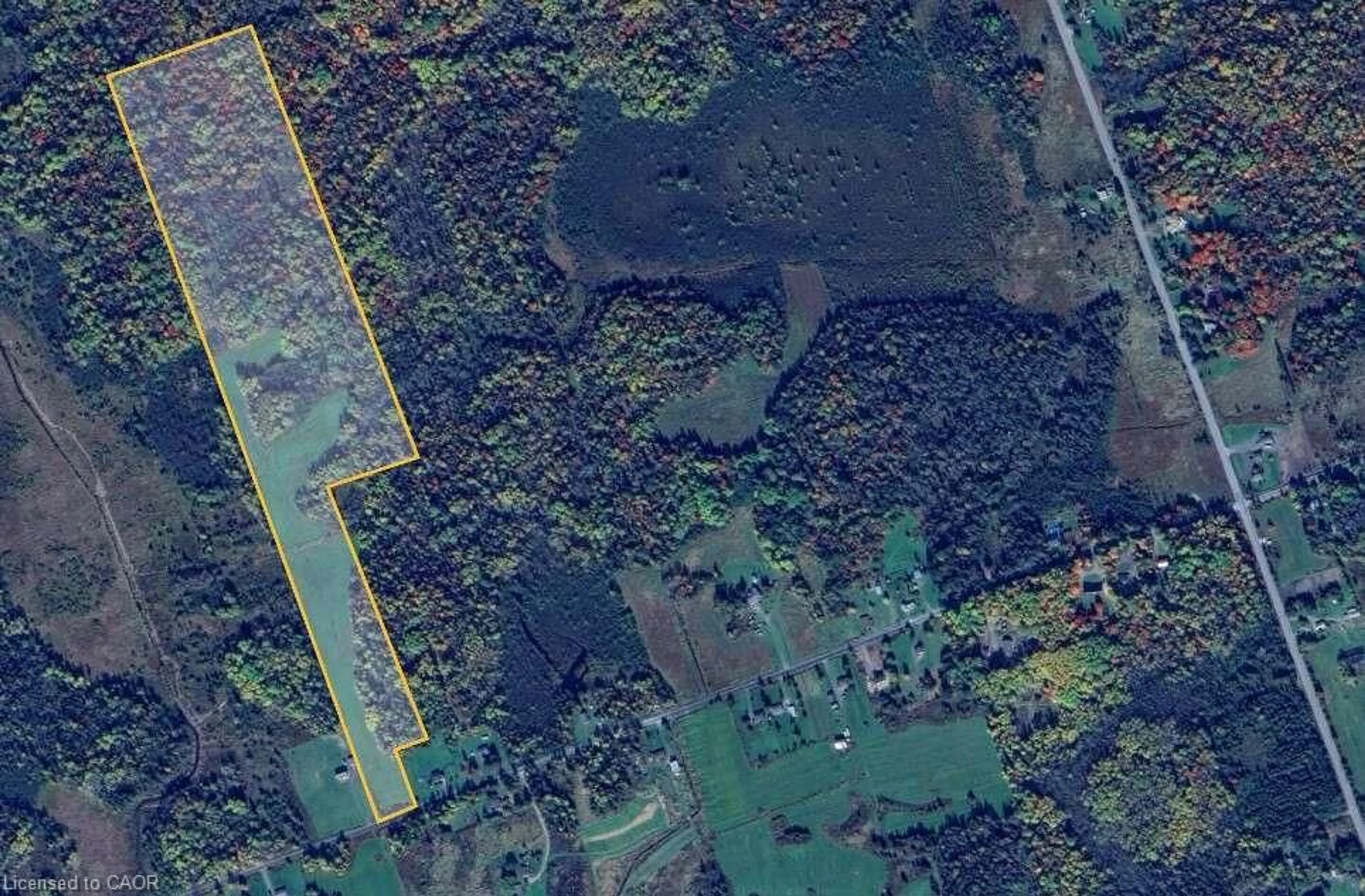 A pic from outside/outdoor area/front of a property/back of a property/a pic from drone, water/lake/river/ocean view for LOT 17 Bertha Rd, Corbeil Ontario P0H 1K0