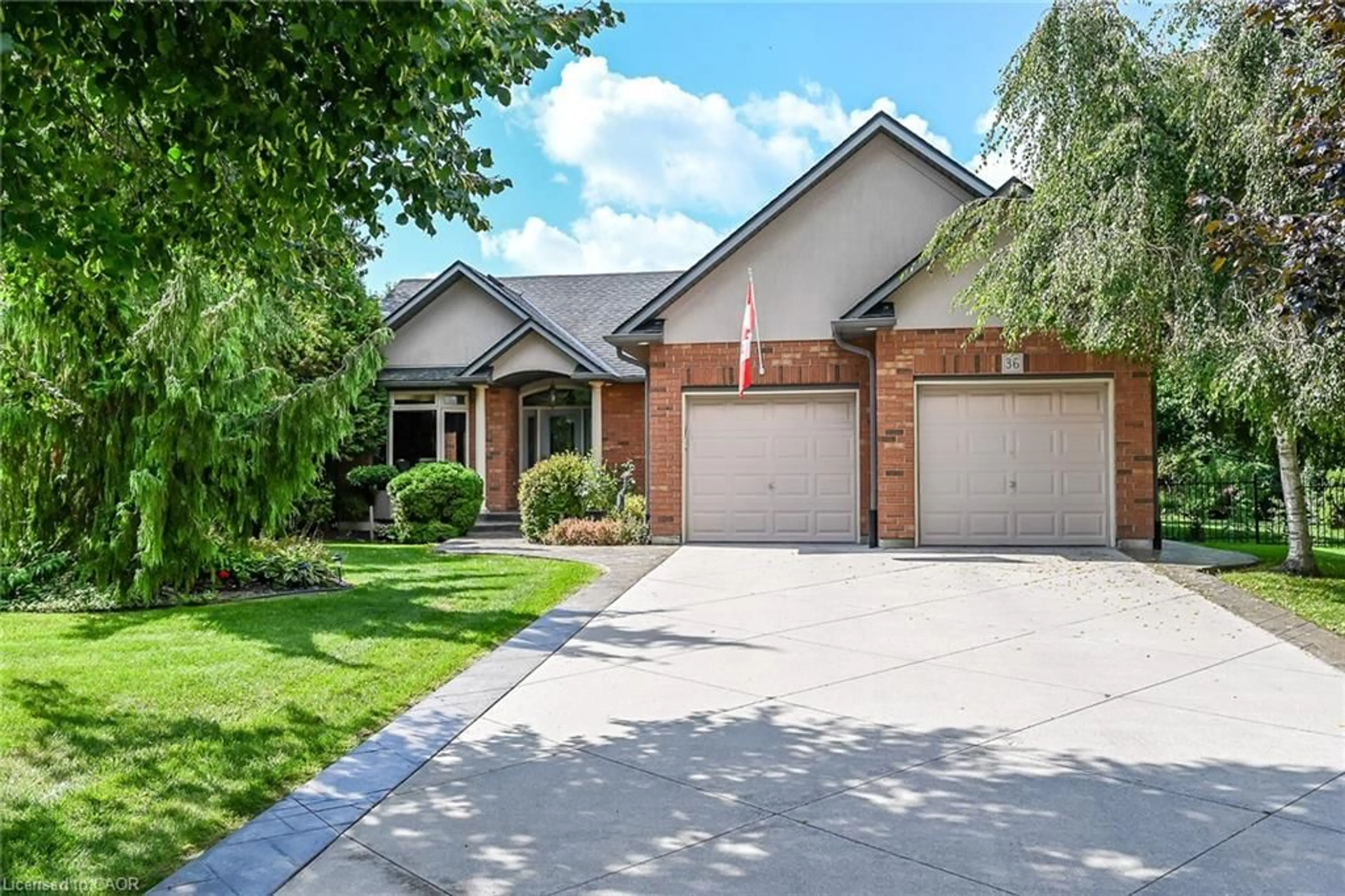 Home with brick exterior material, street for 36 Coastal Crt, Port Dover Ontario N0A 1N7