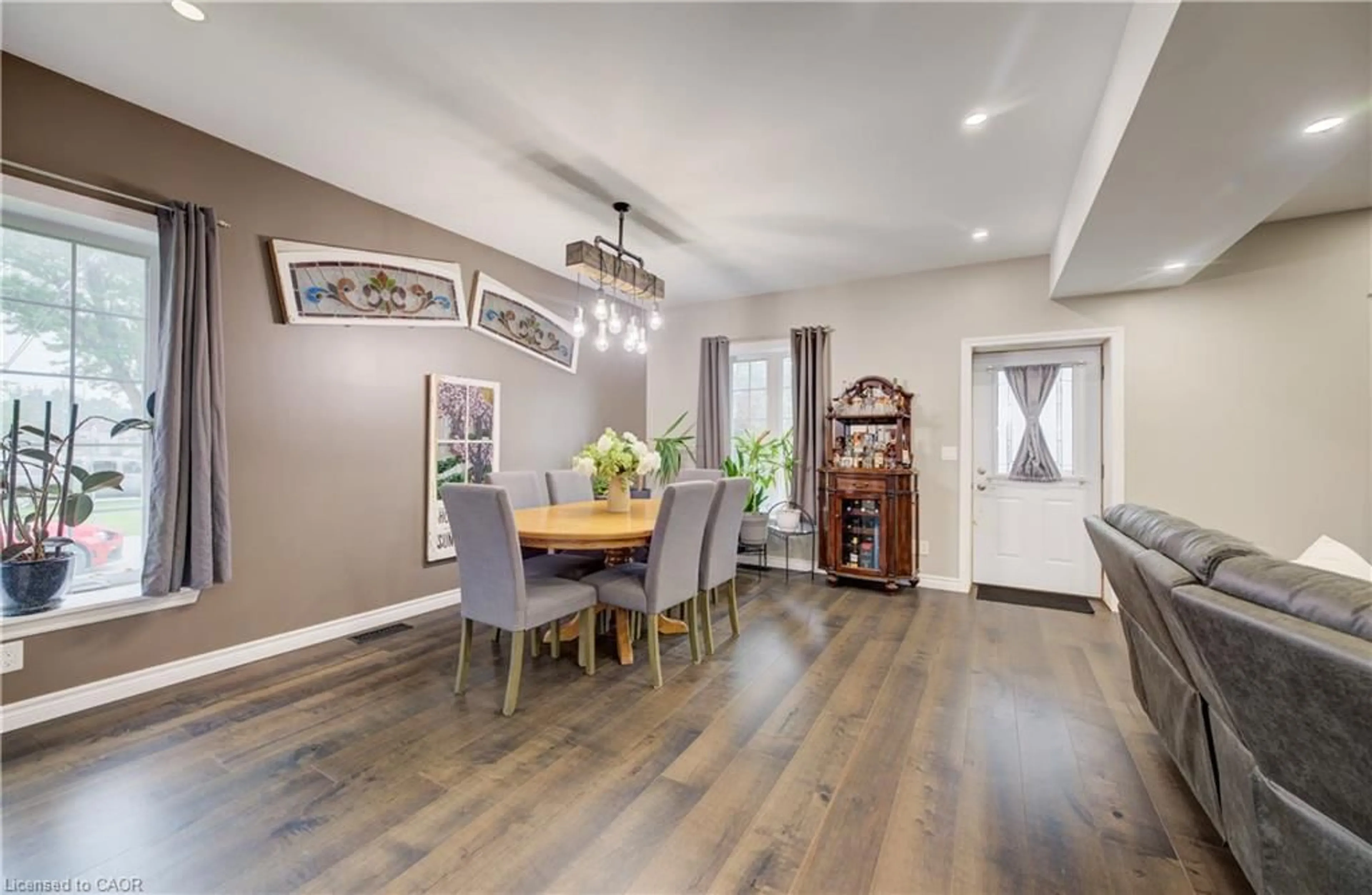 Dining room, wood/laminate floor for 5106 Ament Line, Linwood Ontario N0B 2A0