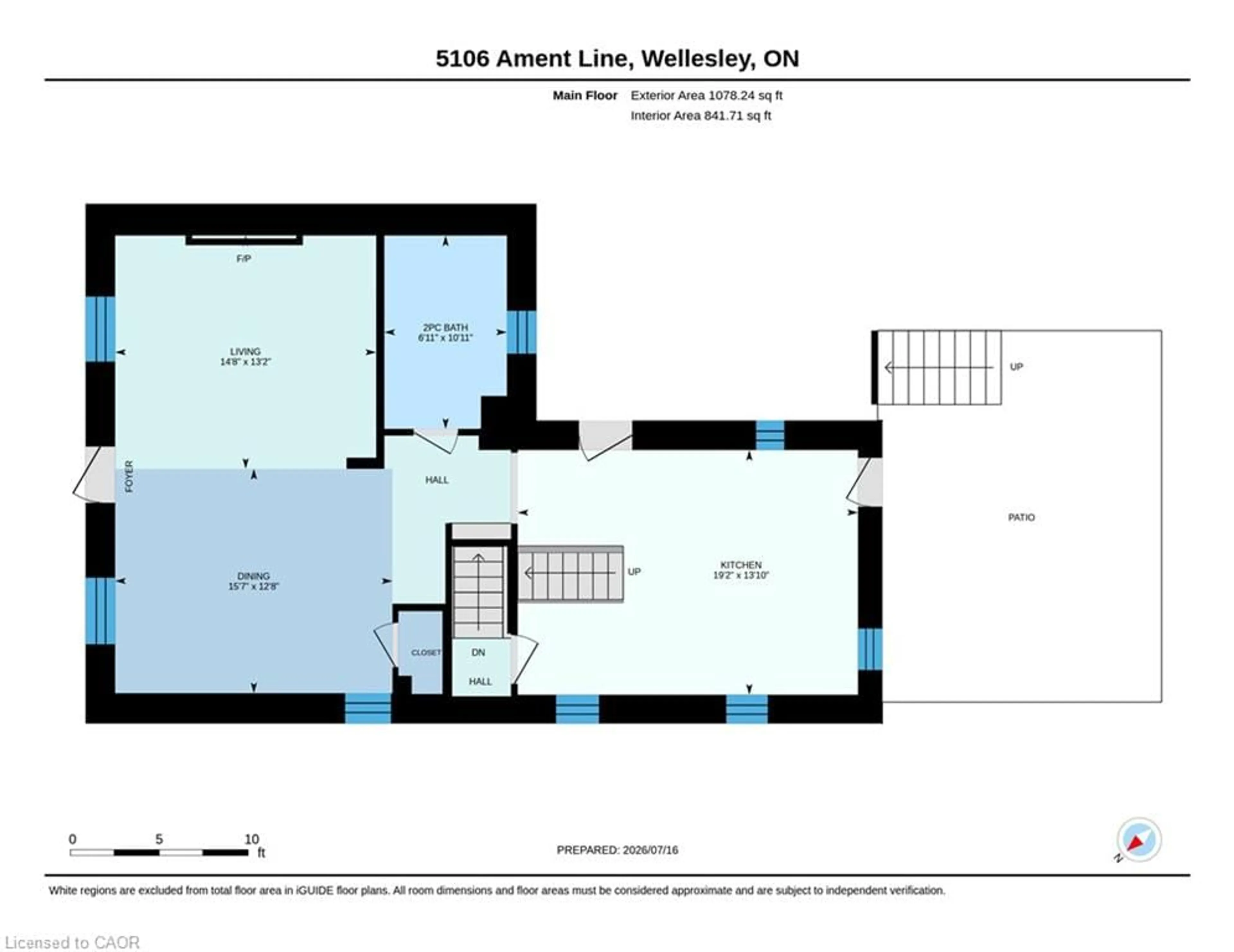 Floor plan for 5106 Ament Line, Linwood Ontario N0B 2A0