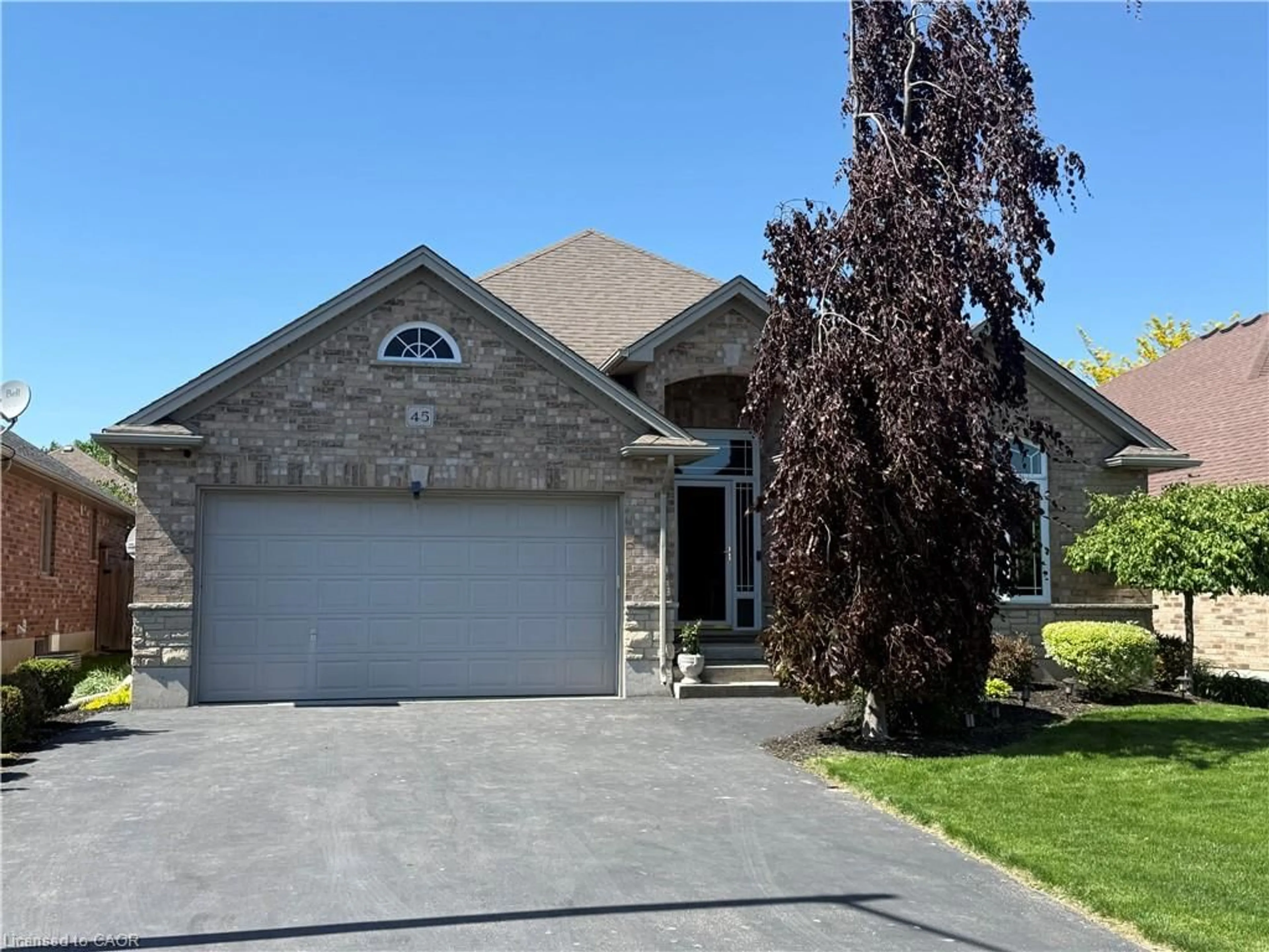 Home with brick exterior material, street for 45 Cardinal Lane, Port Dover Ontario N0A 1N5