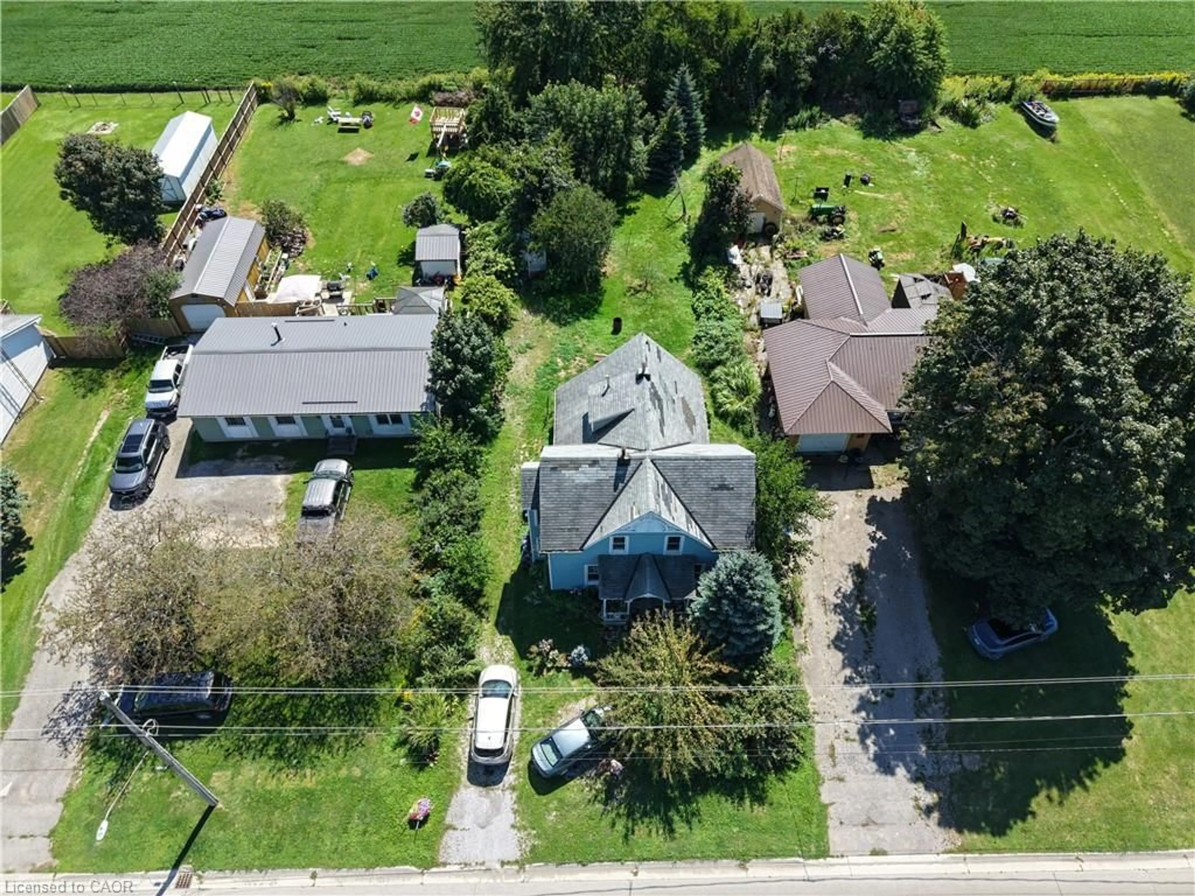 A pic from outside/outdoor area/front of a property/back of a property/a pic from drone, street for 26 Queen St, St. Williams Ontario N0E 1P0