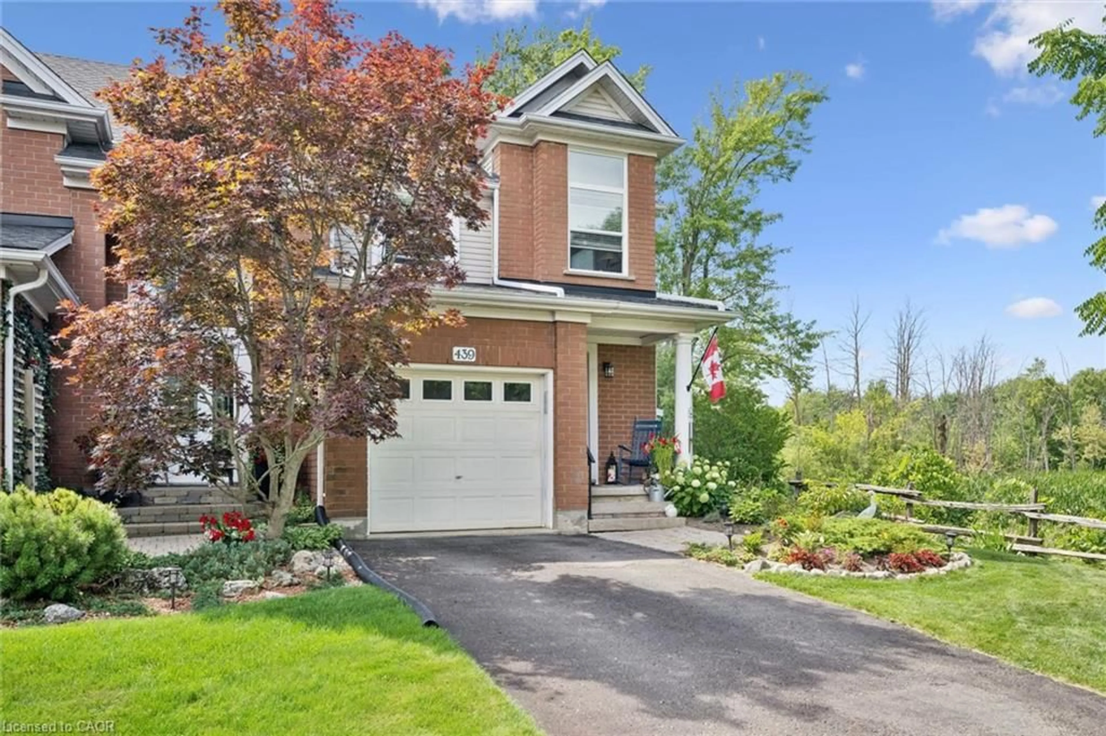 Home with brick exterior material, street for 439 Beaver Creek Rd, Waterloo Ontario N2V 2J8