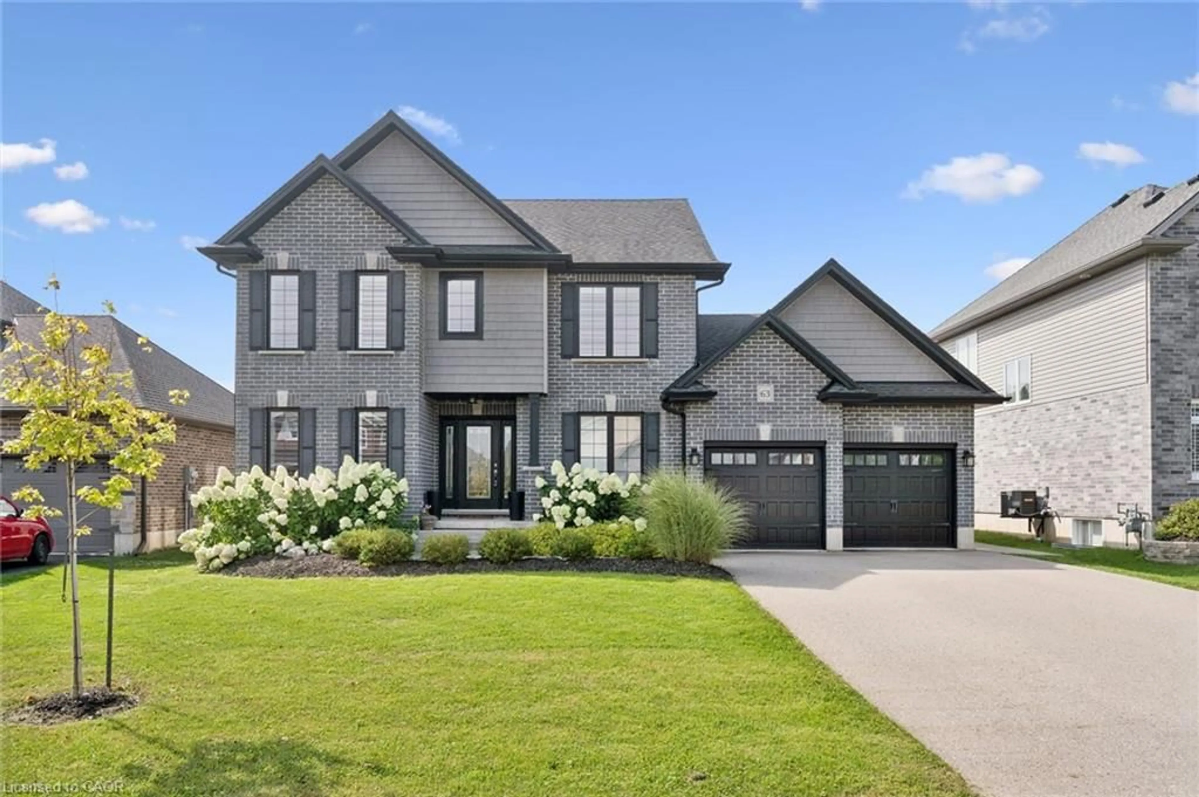 Home with brick exterior material, street for 63 Curtis St, Innerkip Ontario N0J 1M0