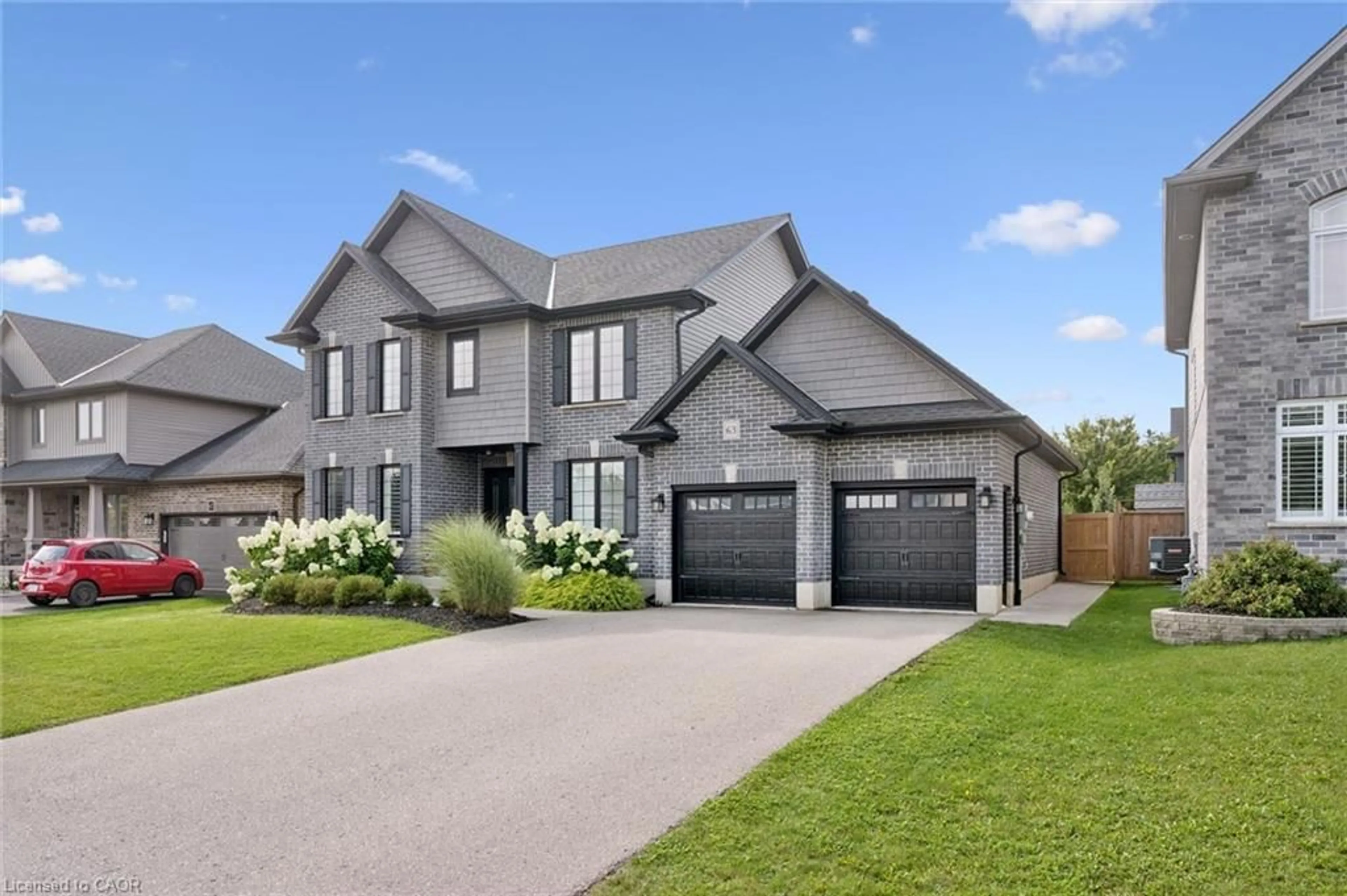 Home with brick exterior material, street for 63 Curtis St, Innerkip Ontario N0J 1M0