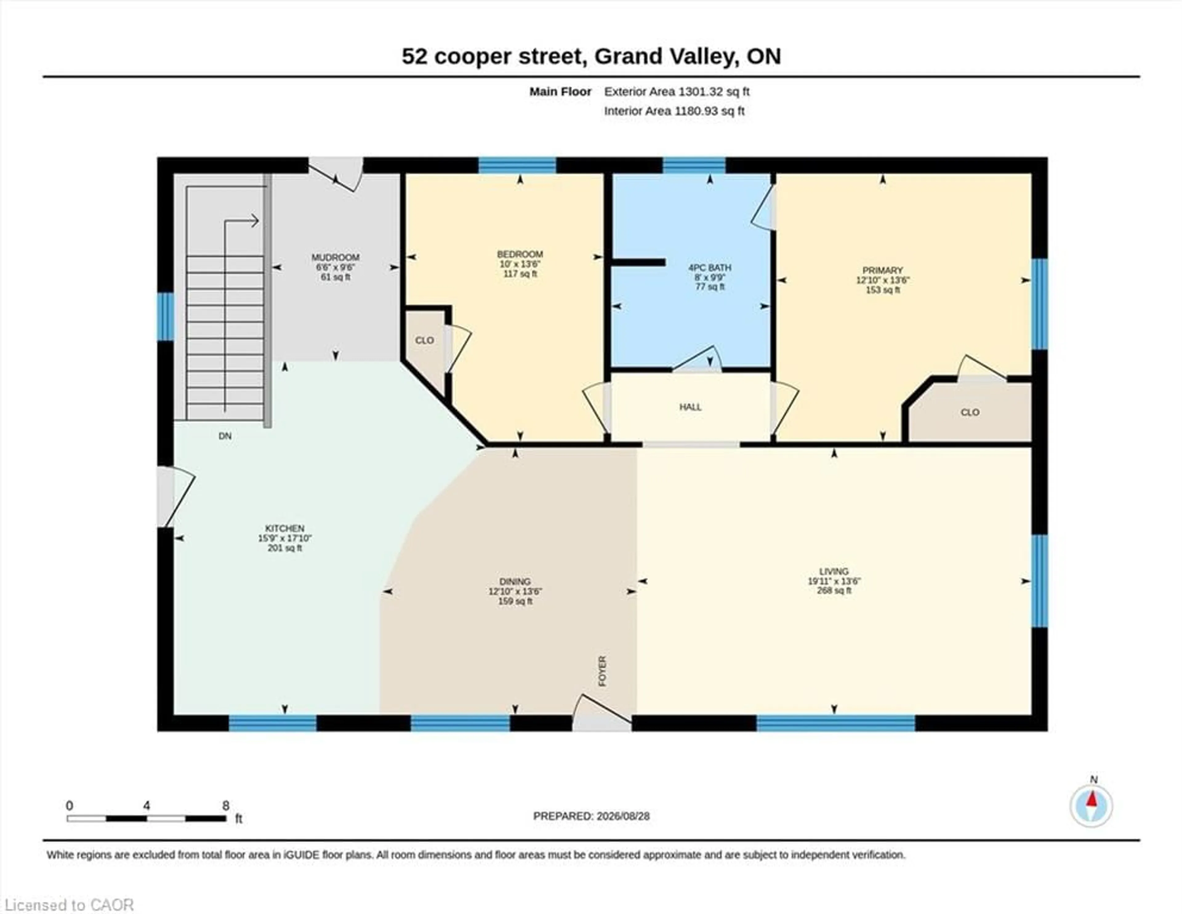 Floor plan for 52 Cooper St, Grand Valley Ontario L0N 1G0