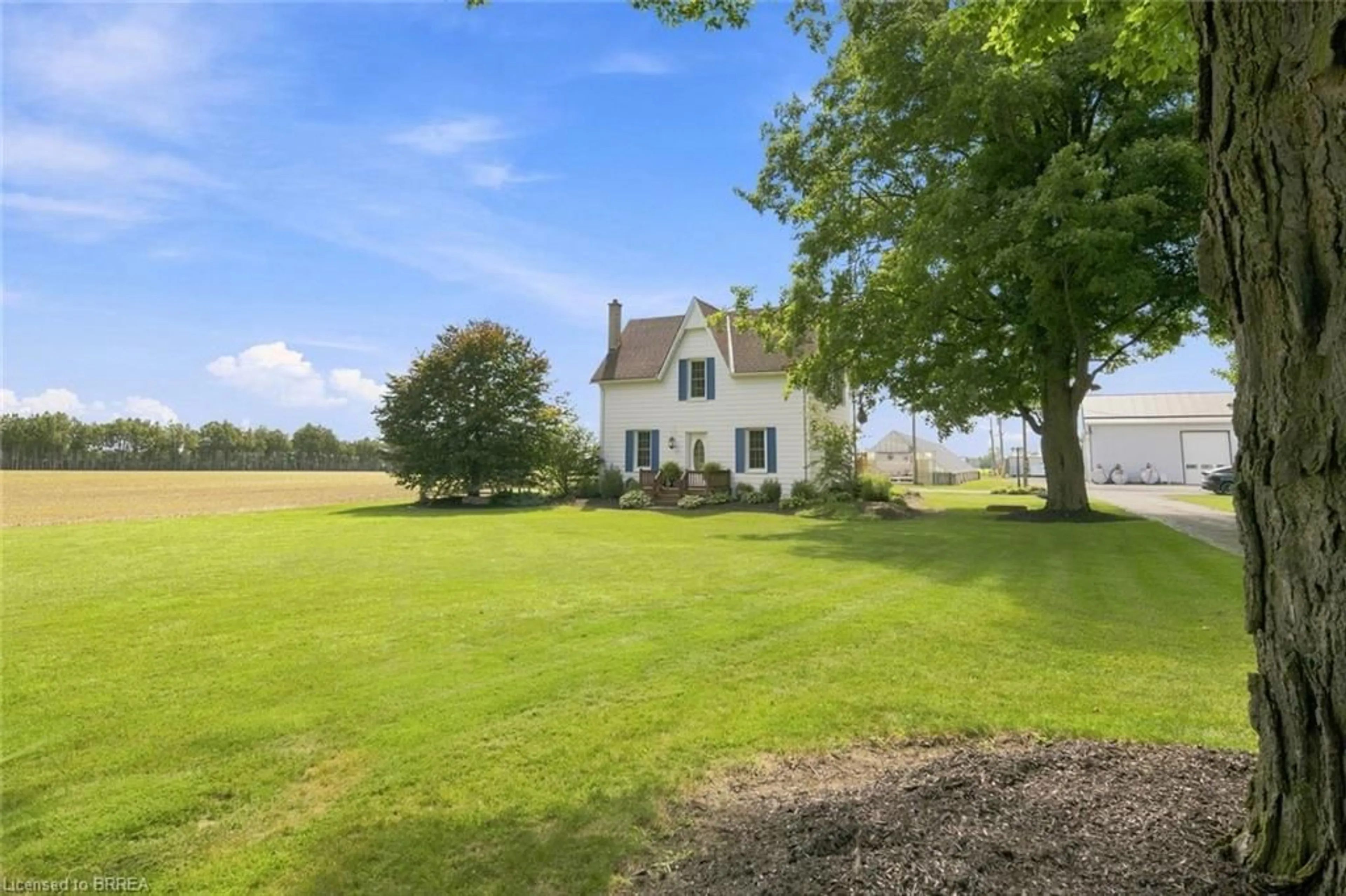 A pic from outside/outdoor area/front of a property/back of a property/a pic from drone, water/lake/river/ocean view for 300 Windham Road 7 Rd, LaSalette Ontario N0E 1H0