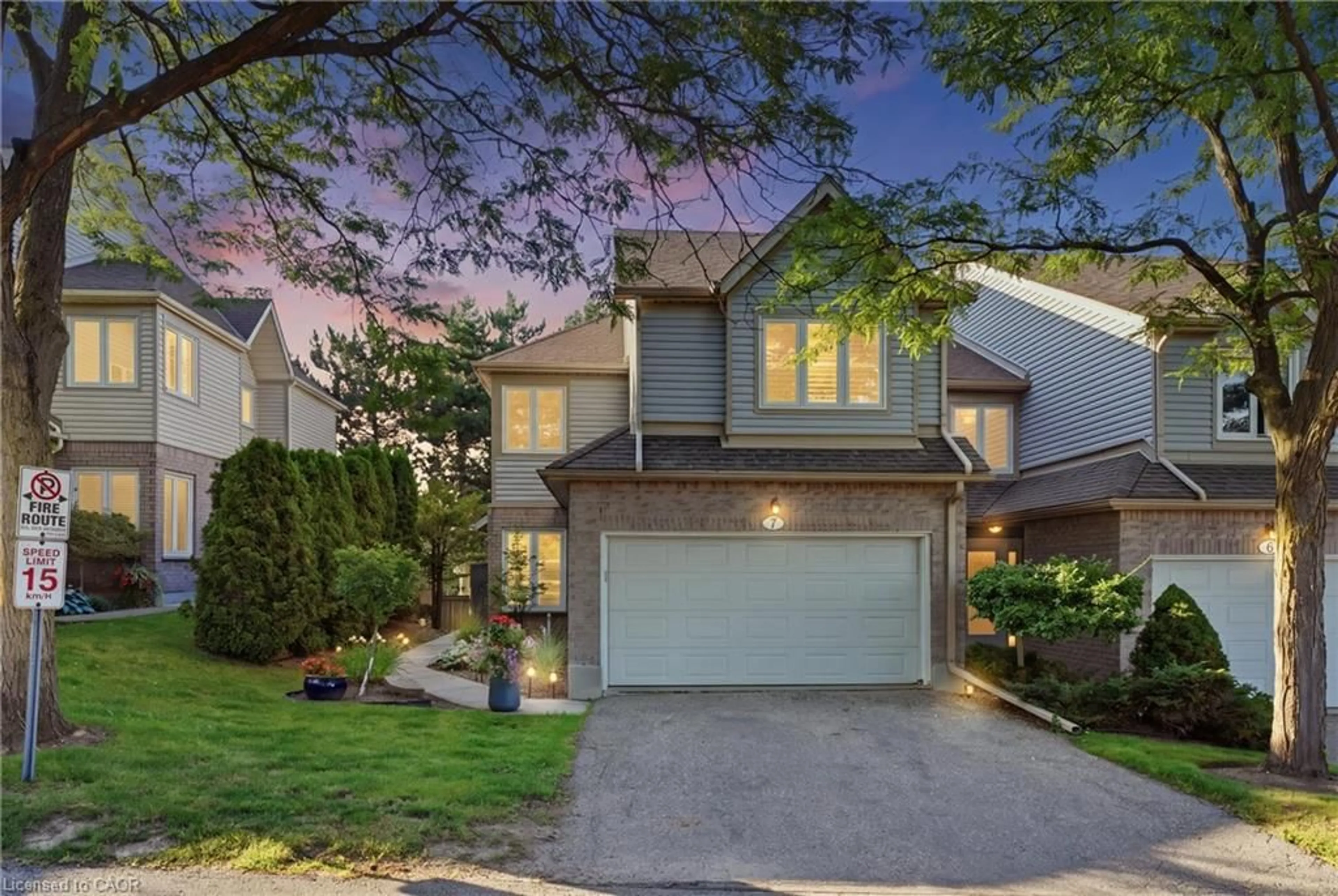 Home with vinyl exterior material, street for 365 Bennington #7, Waterloo Ontario N2T 2L1