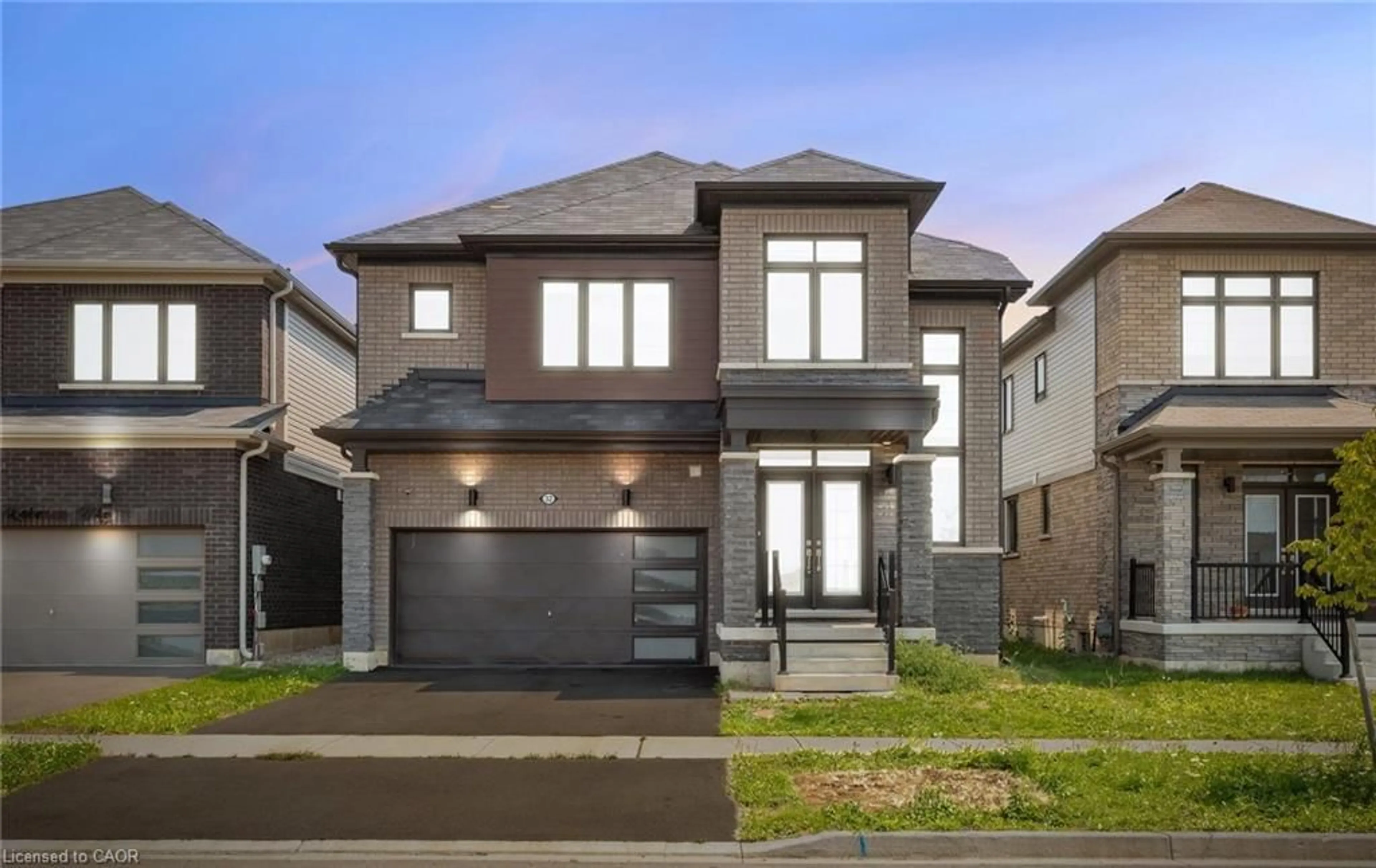 Home with brick exterior material, street for 32 Rebecca Way, Caledonia Ontario N3W 0E1