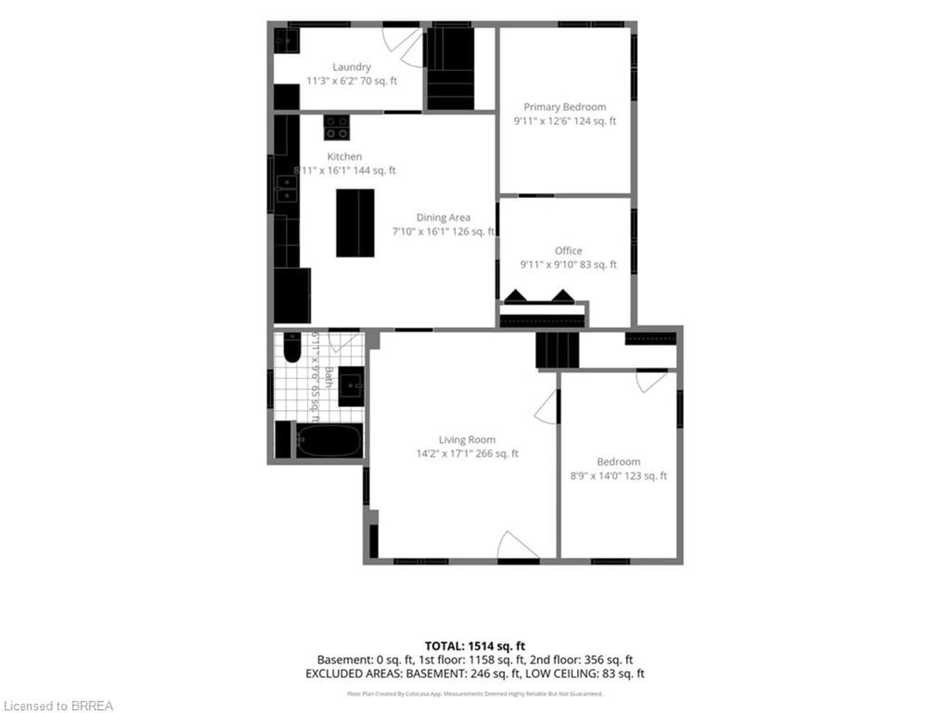 Floor plan for 1276 Brantford Rd, Vanessa Ontario N0E 1V0