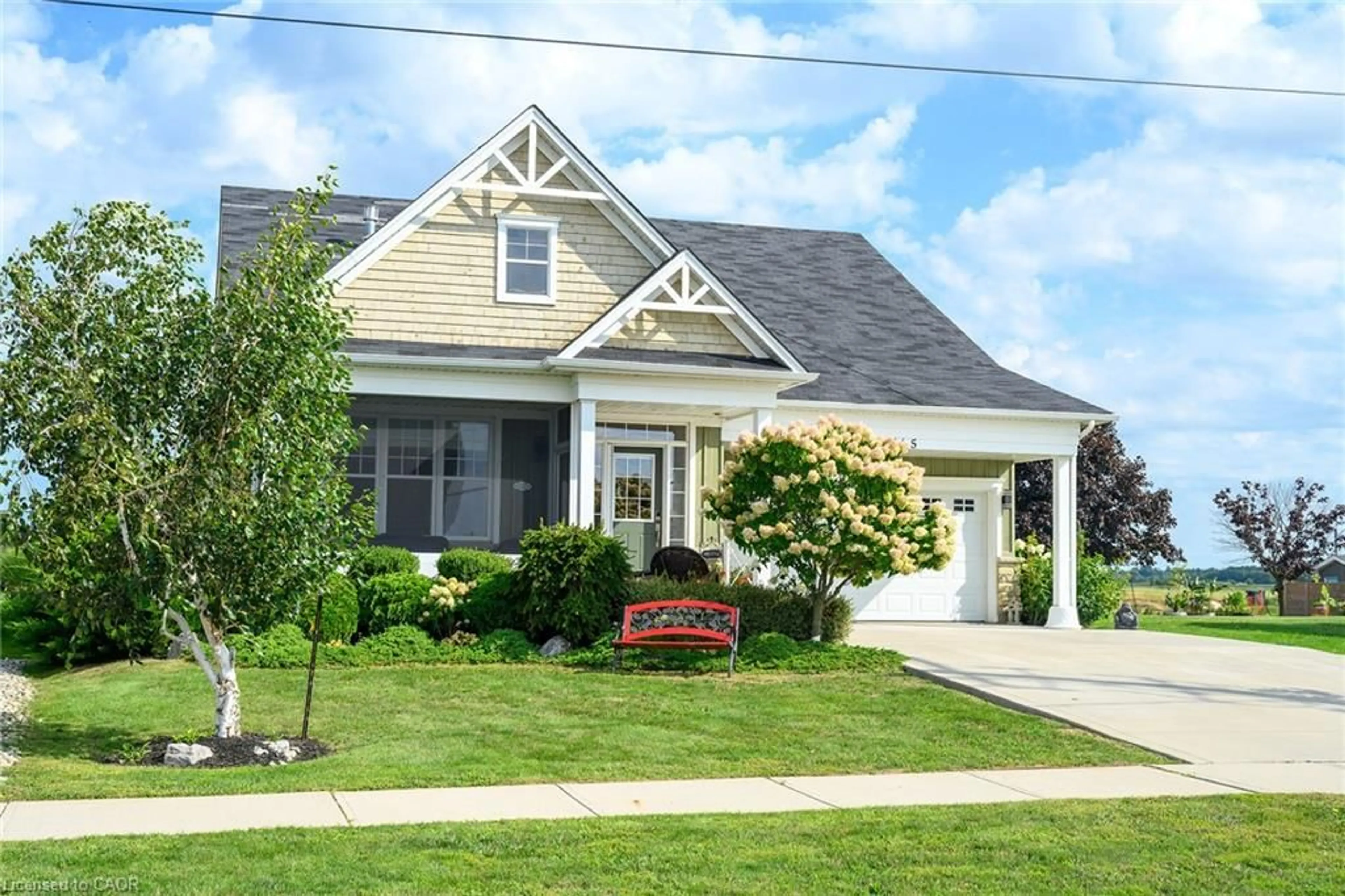 Home with vinyl exterior material, street for 165 New Lakeshore Rd, Port Dover Ontario N0A 1N3