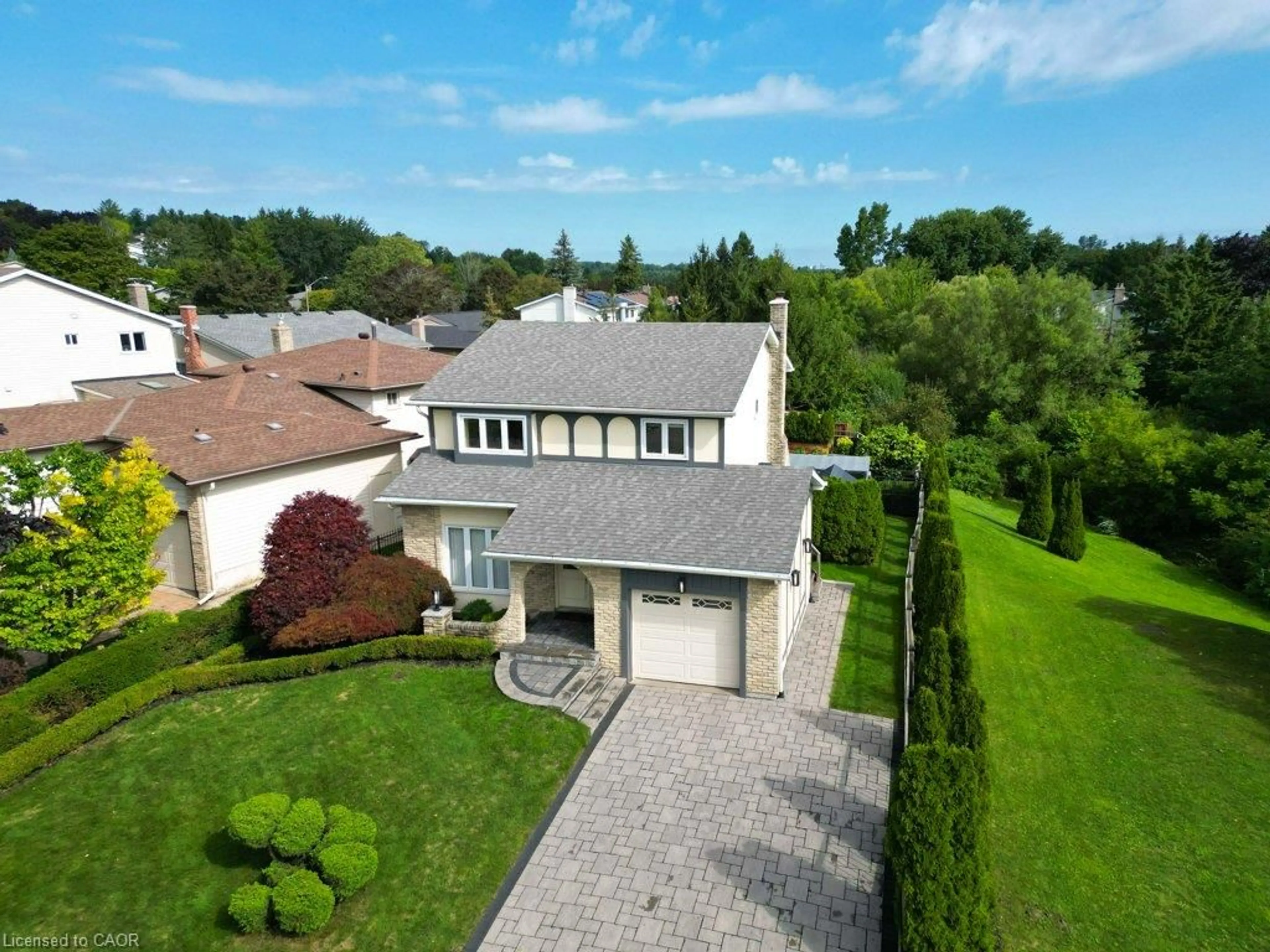 A pic from outside/outdoor area/front of a property/back of a property/a pic from drone, street for 238 Mcgarry Dr, Kitchener Ontario N2N 1H9