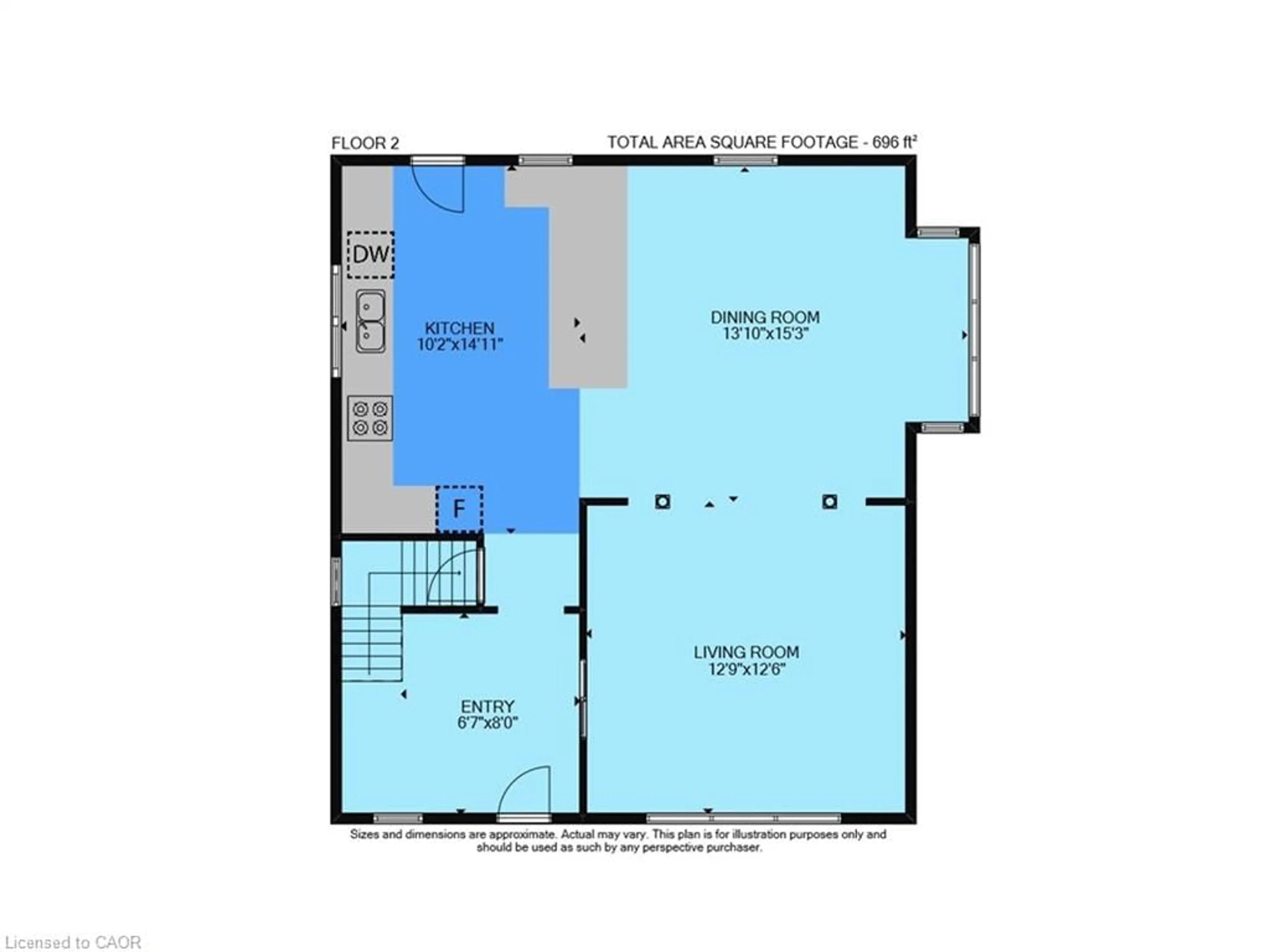 Floor plan for 229 Park Row, Hamilton Ontario L8K 2K4
