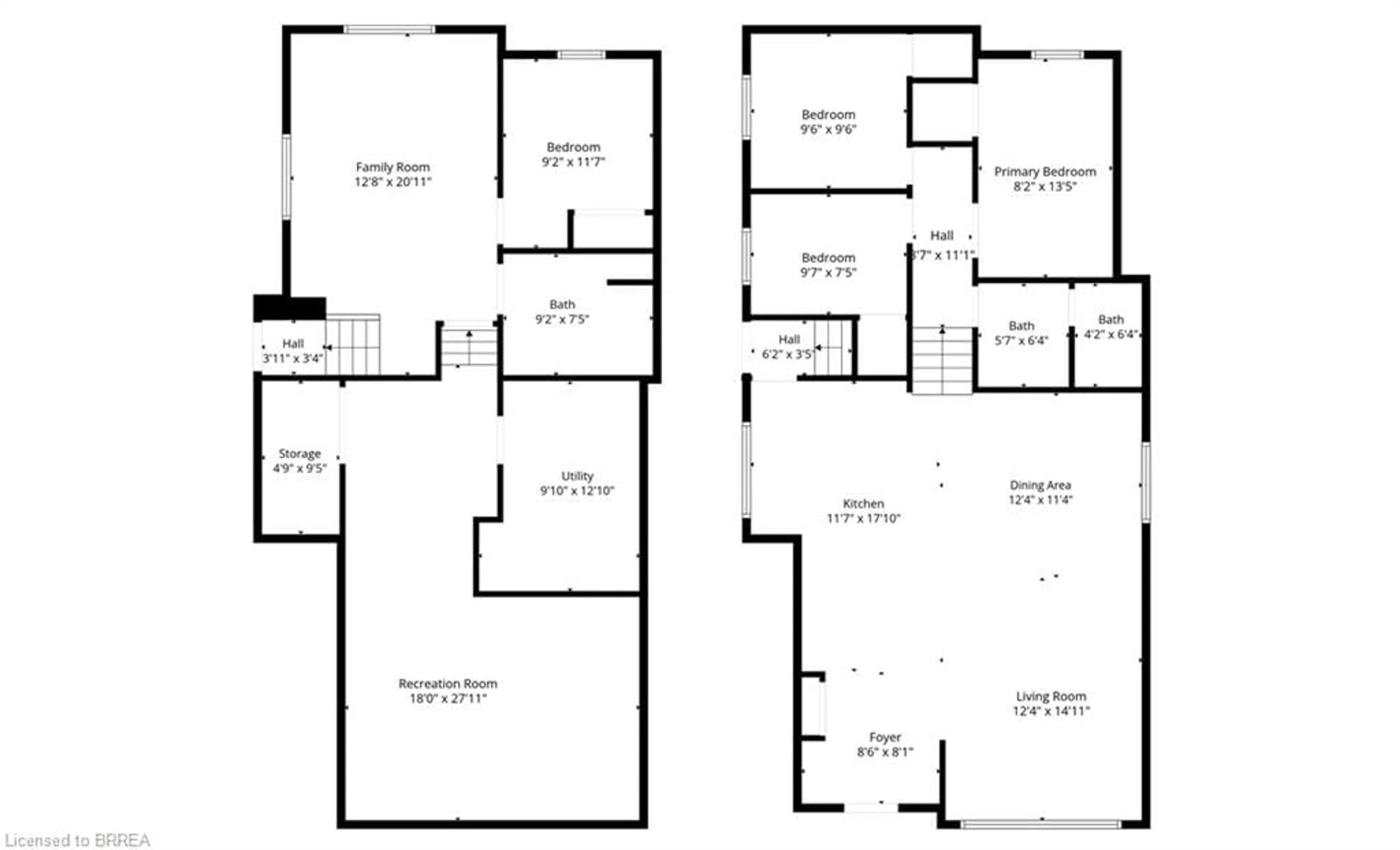 Floor plan for 179 Banbury Rd, Brantford Ontario N3P 1E6