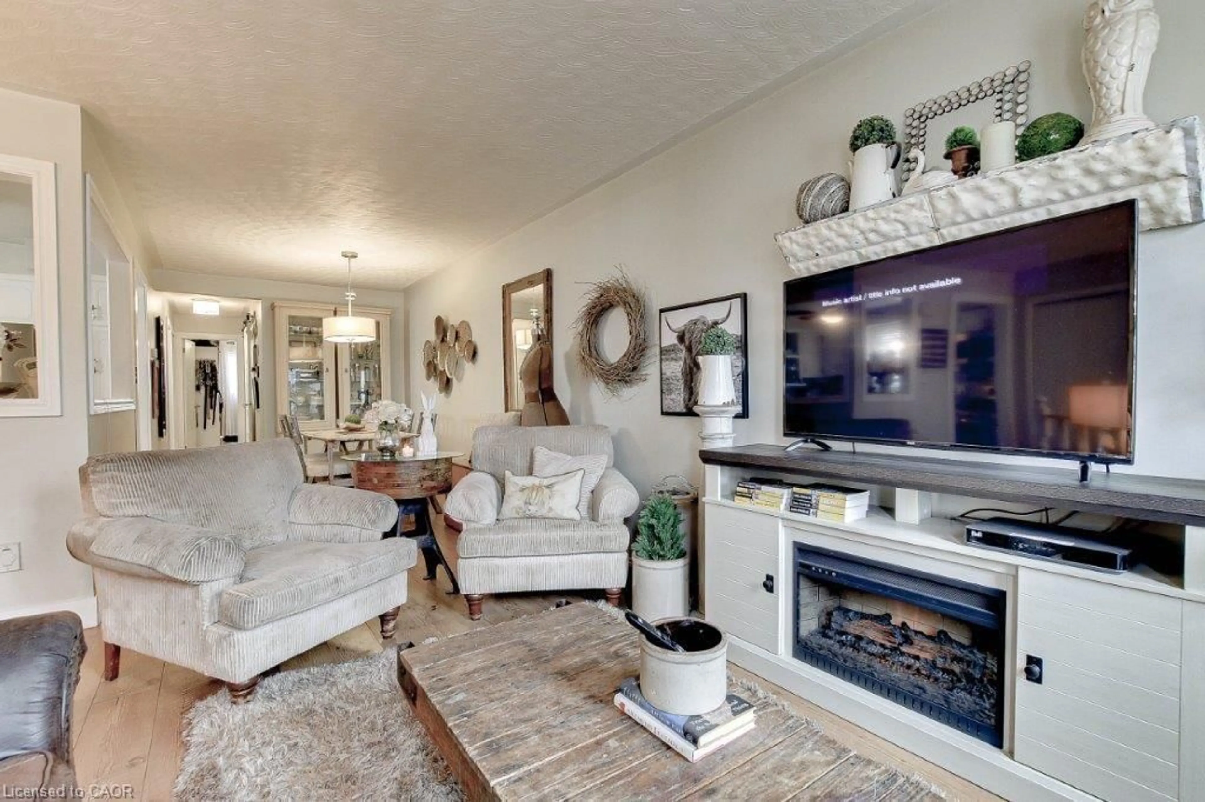 Living room with furniture, unknown for 8A Yeager Ave, Simcoe Ontario N4Y 5G8