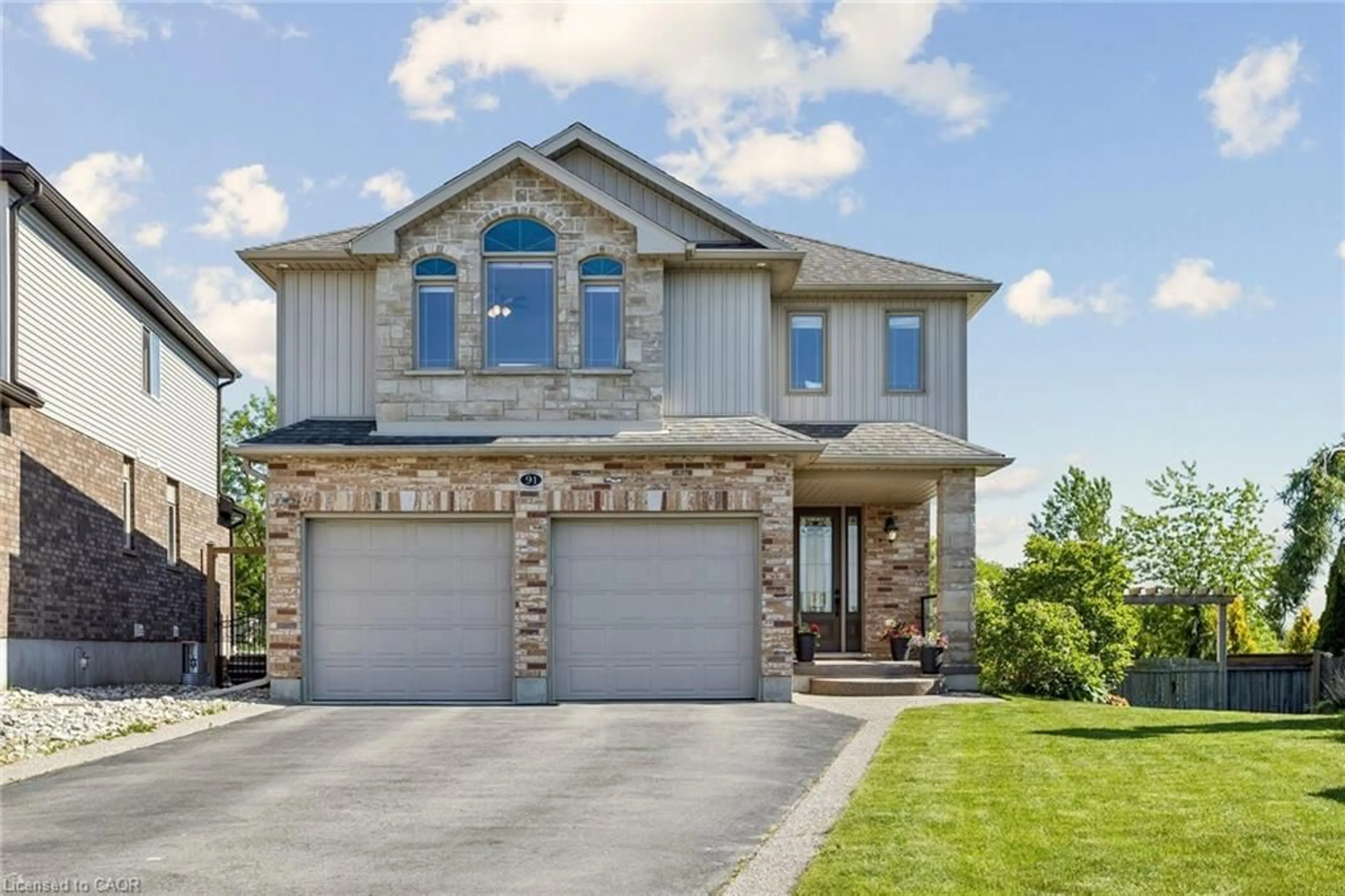 Home with brick exterior material, street for 91 Gouda Pl, Cambridge Ontario N1P 0A9