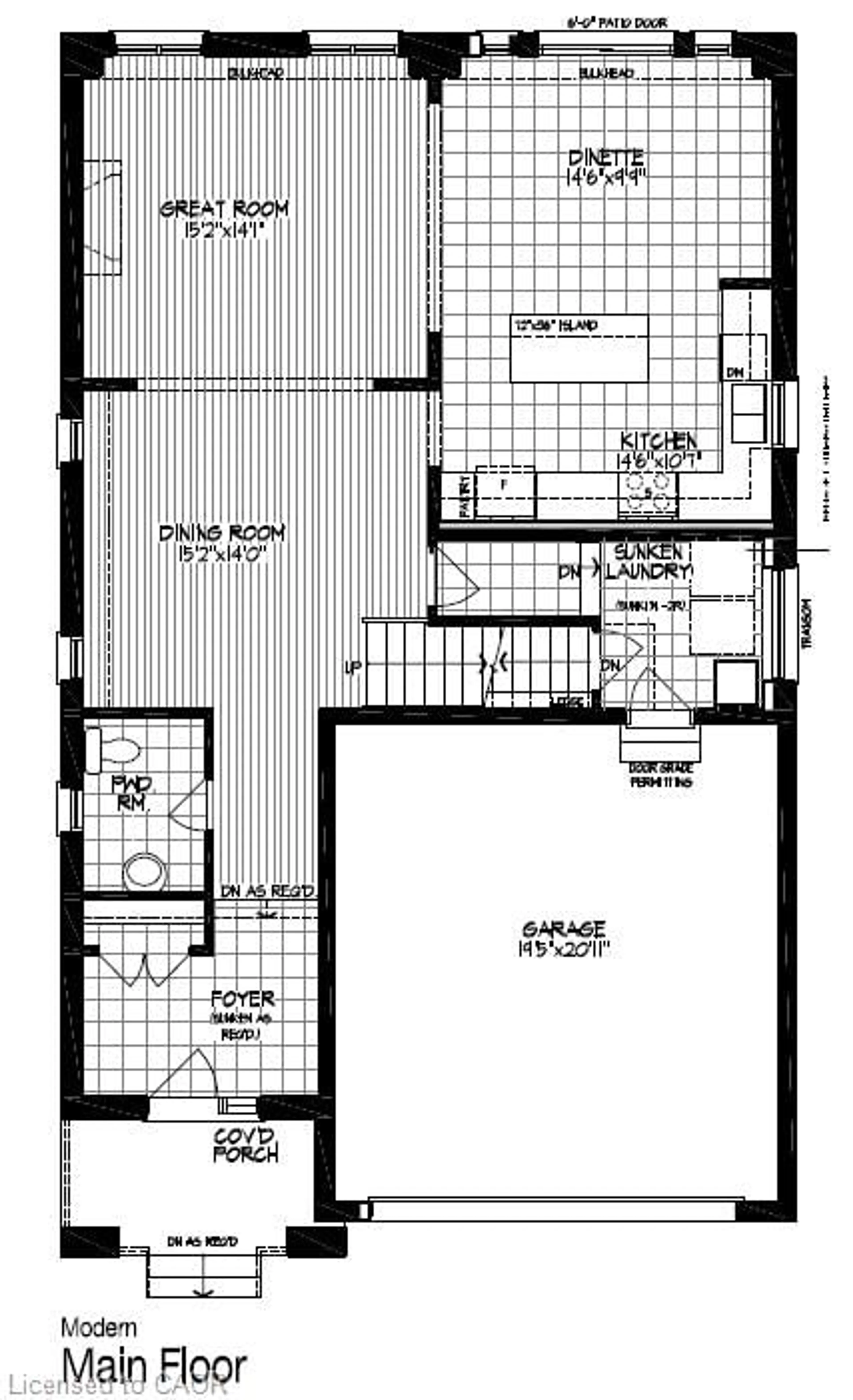 Floor plan for 89 Jacob Detweiller Dr #Lot 0082, Kitchener Ontario N2P 0L5