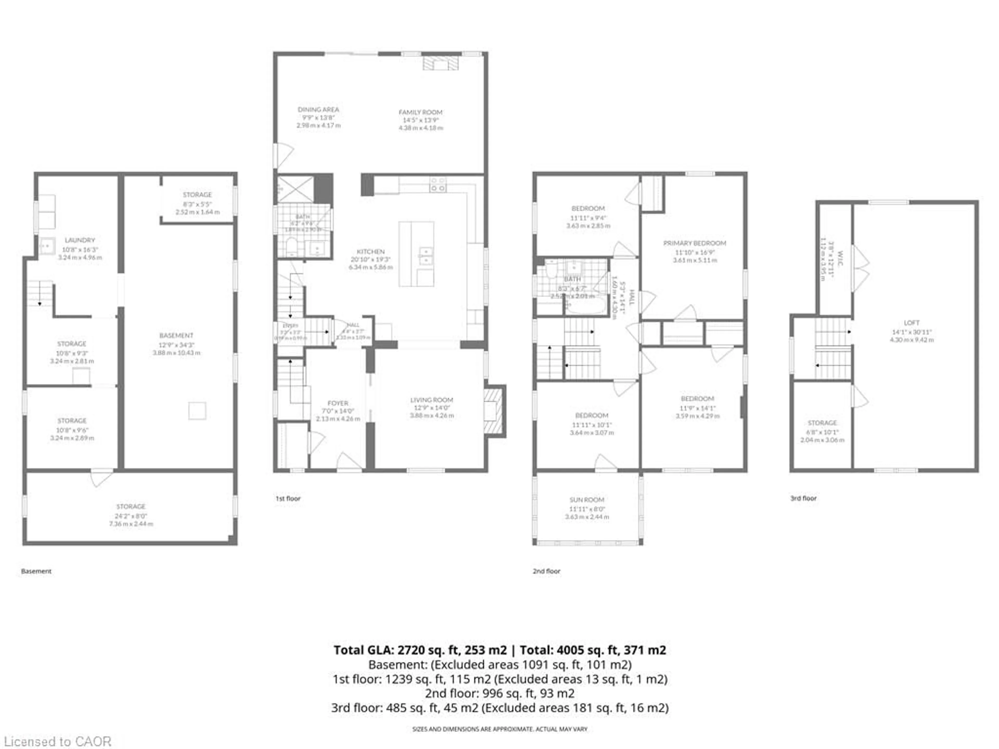 Floor plan for 26 Pacific Ave, Milverton Ontario N0K 1M0