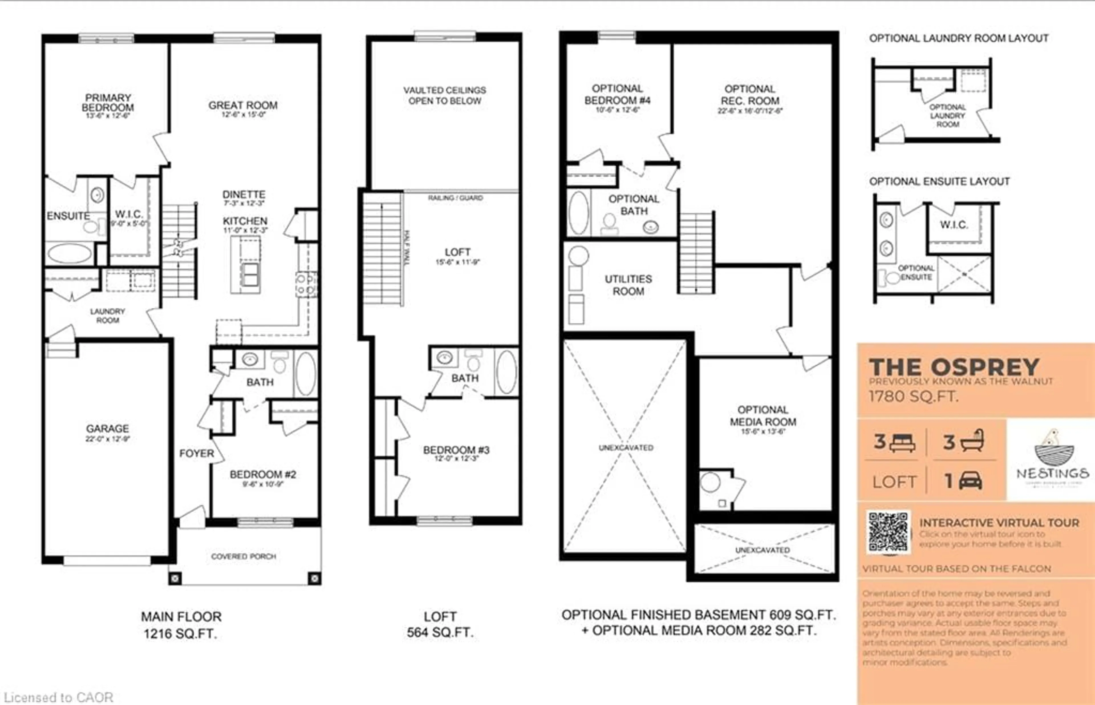 Floor plan for 66 Robins Pl, Simcoe Ontario N3Y 0E3