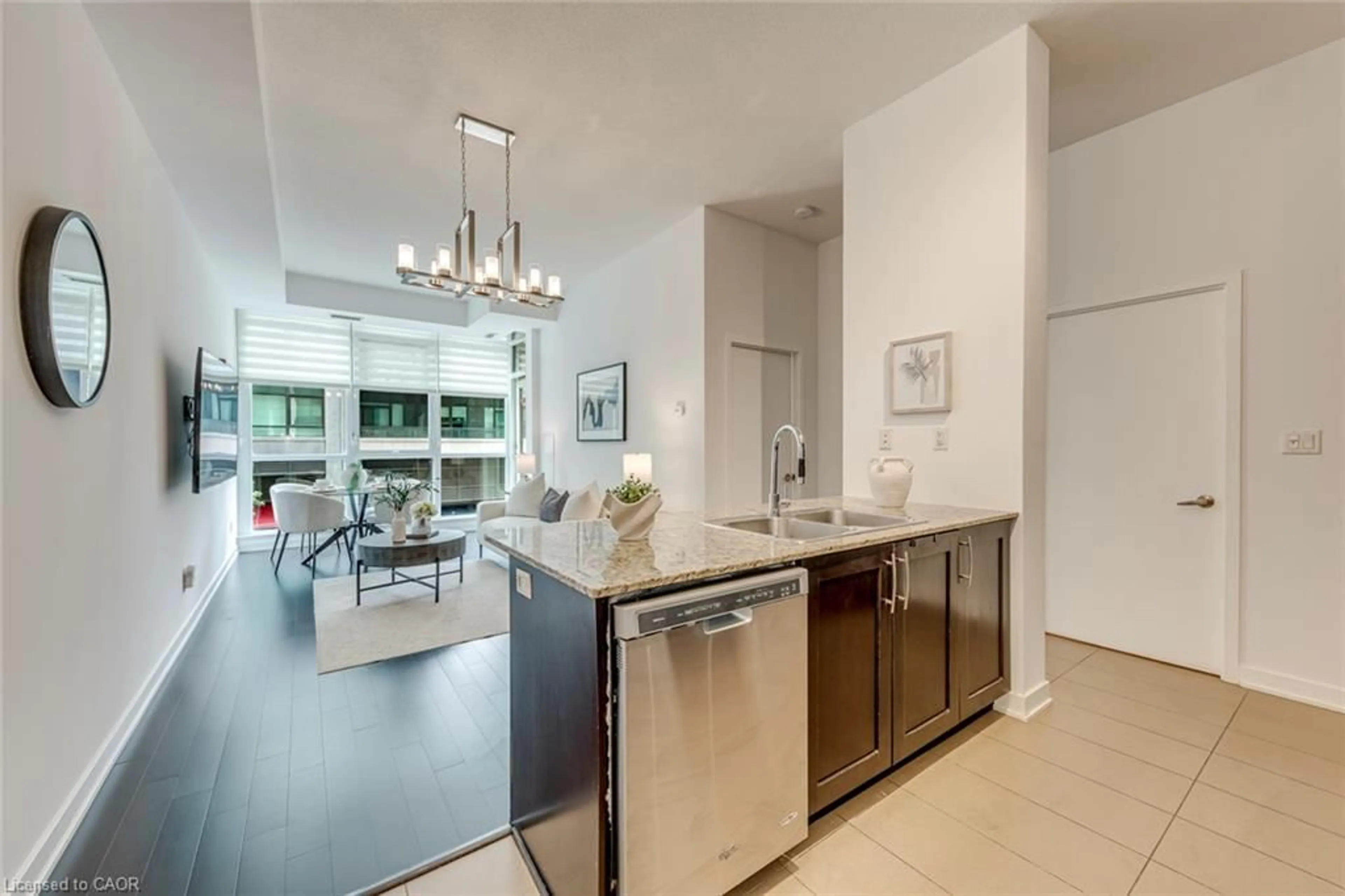 Open concept kitchen, unknown for 4065 Brickstone Mews #206, Toronto Ontario L5B 0G3