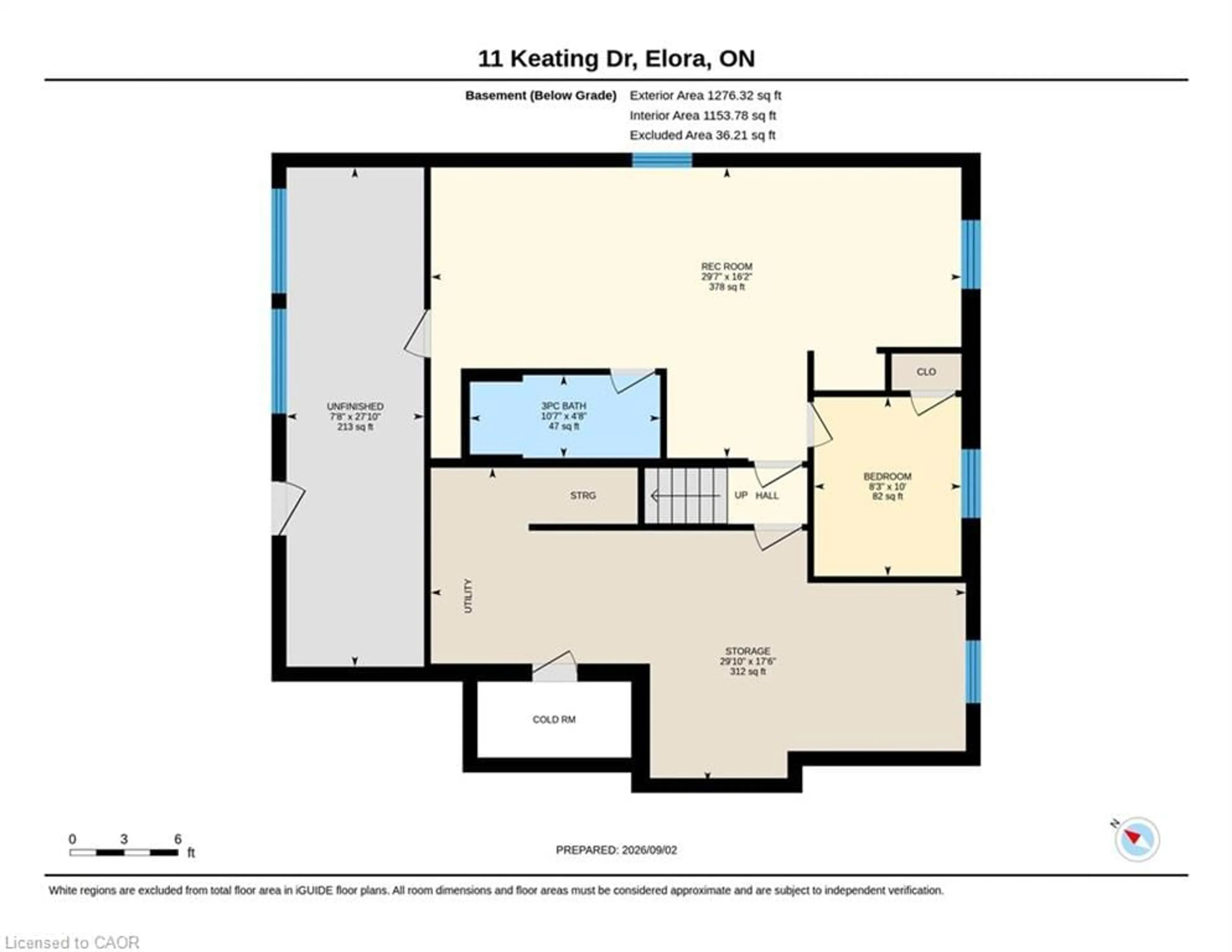 Floor plan for 11 Keating Dr, Centre Wellington Ontario N0B 1S0